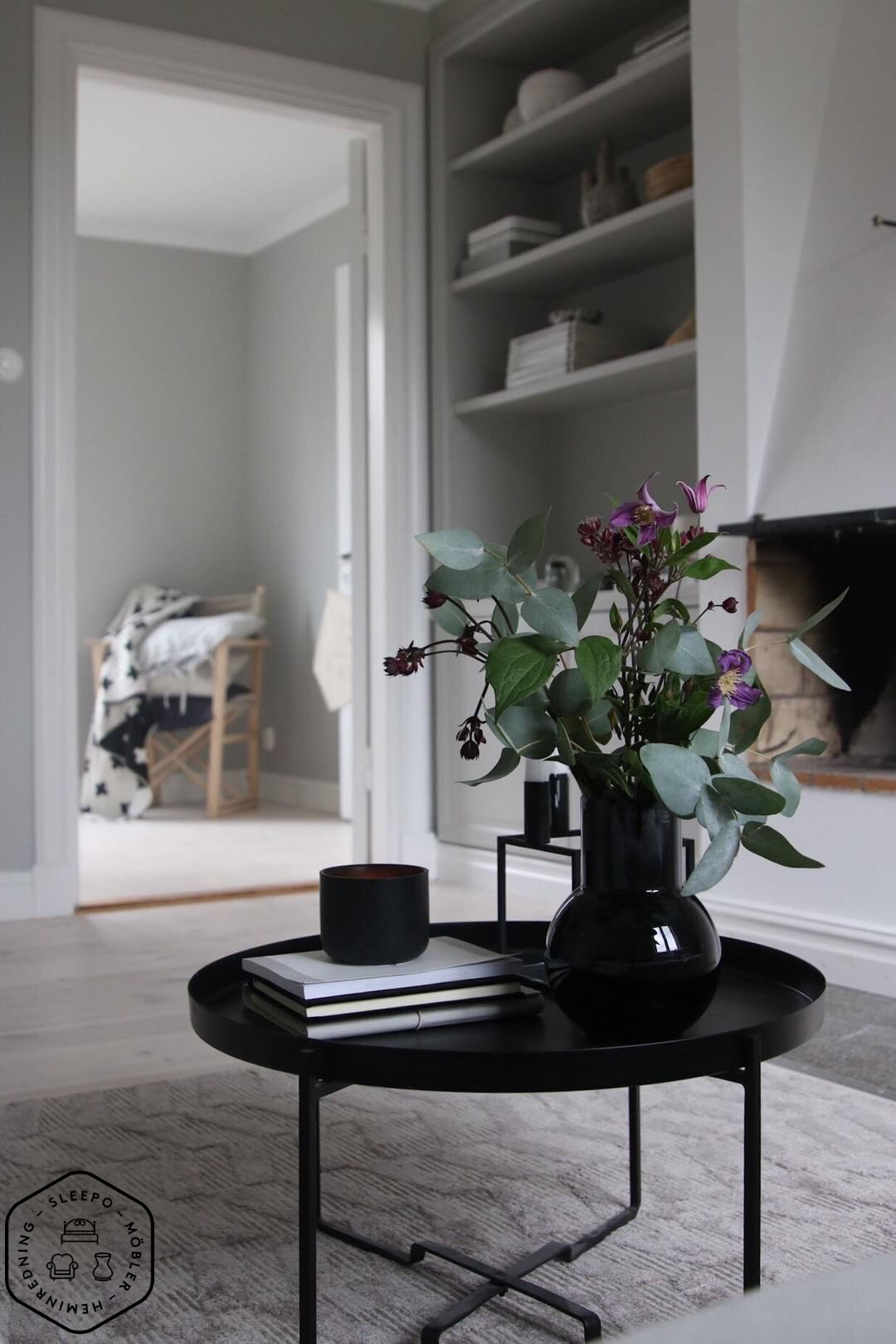 Skruf Pallo Junior Vaasi Musta 20cm