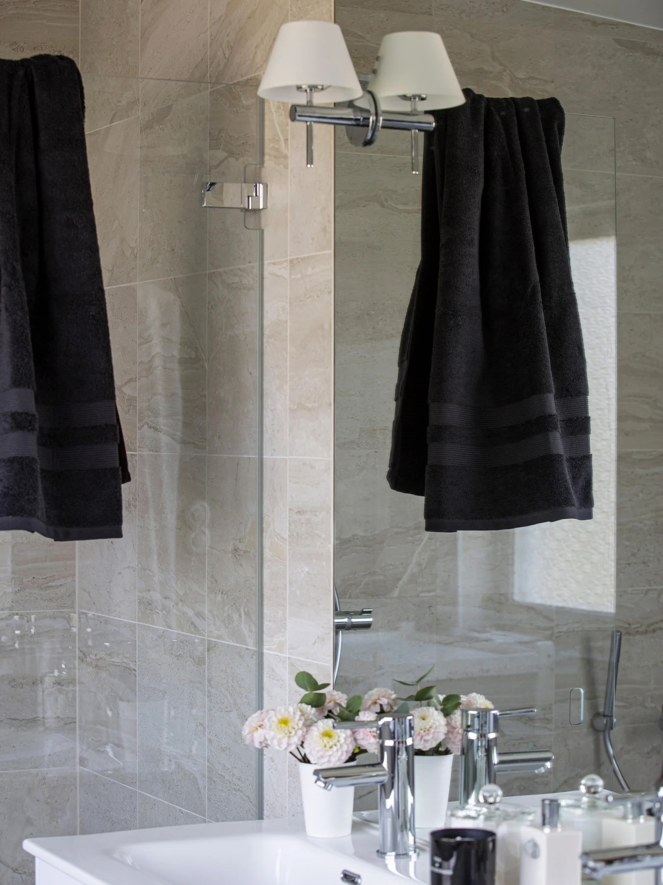 Mille Notti Fontana Pyyhe ECO Antrasiitti 50x70