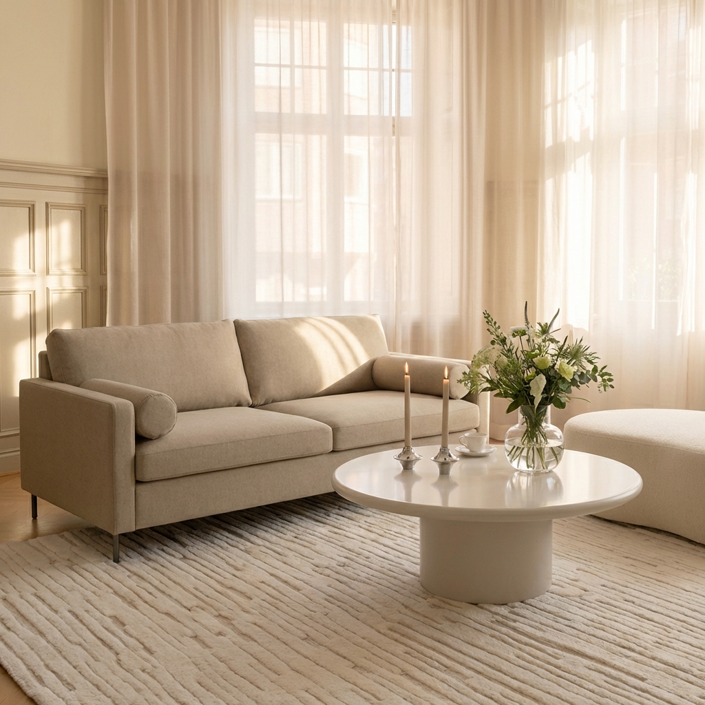 Sleepo Collection Åre 2-sits Soffa Beige 177cm