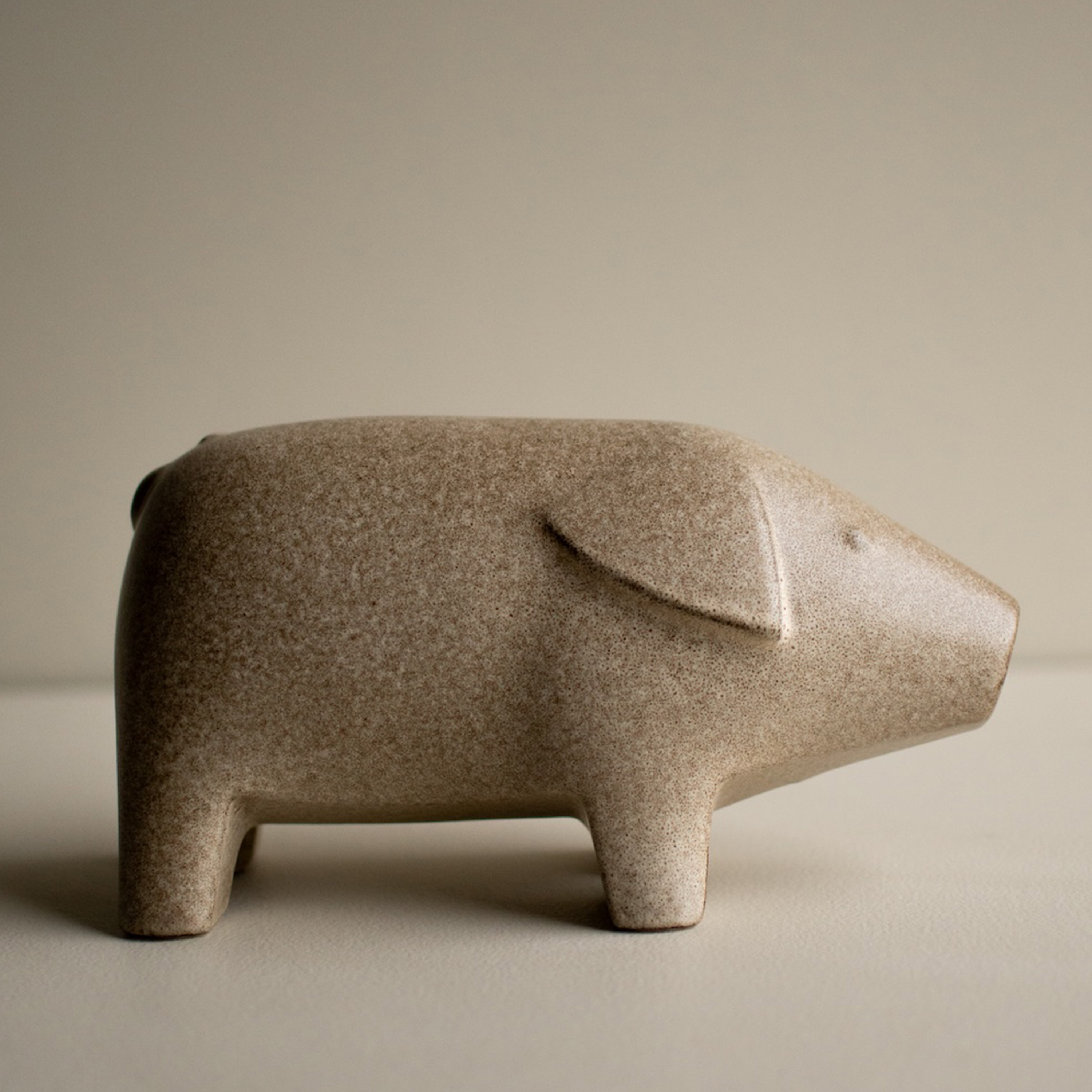 DBKD Swedish Pig Dekoration Beige 24x13