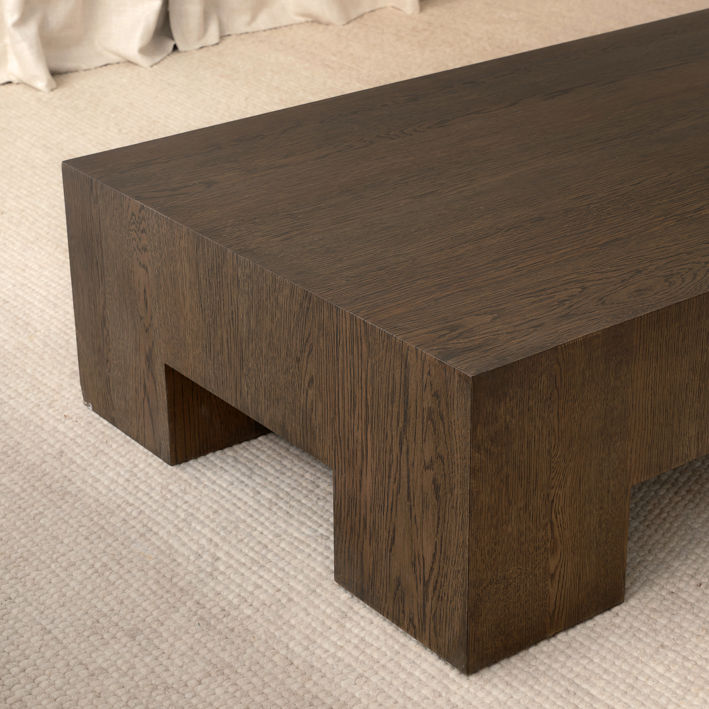 Sleepo Collection Chunky Soffbord Brunbetsad Ek 130x70