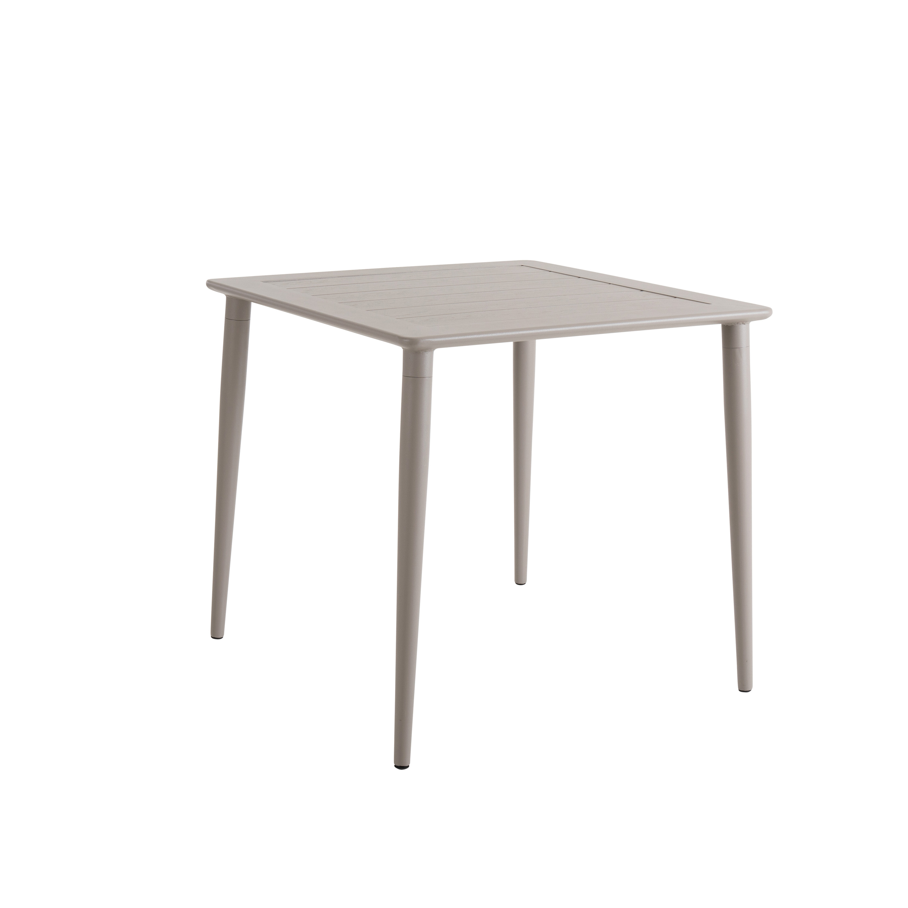 Brafab - Nimes Matbord Khaki 78x78cm - Beige - Cafébord