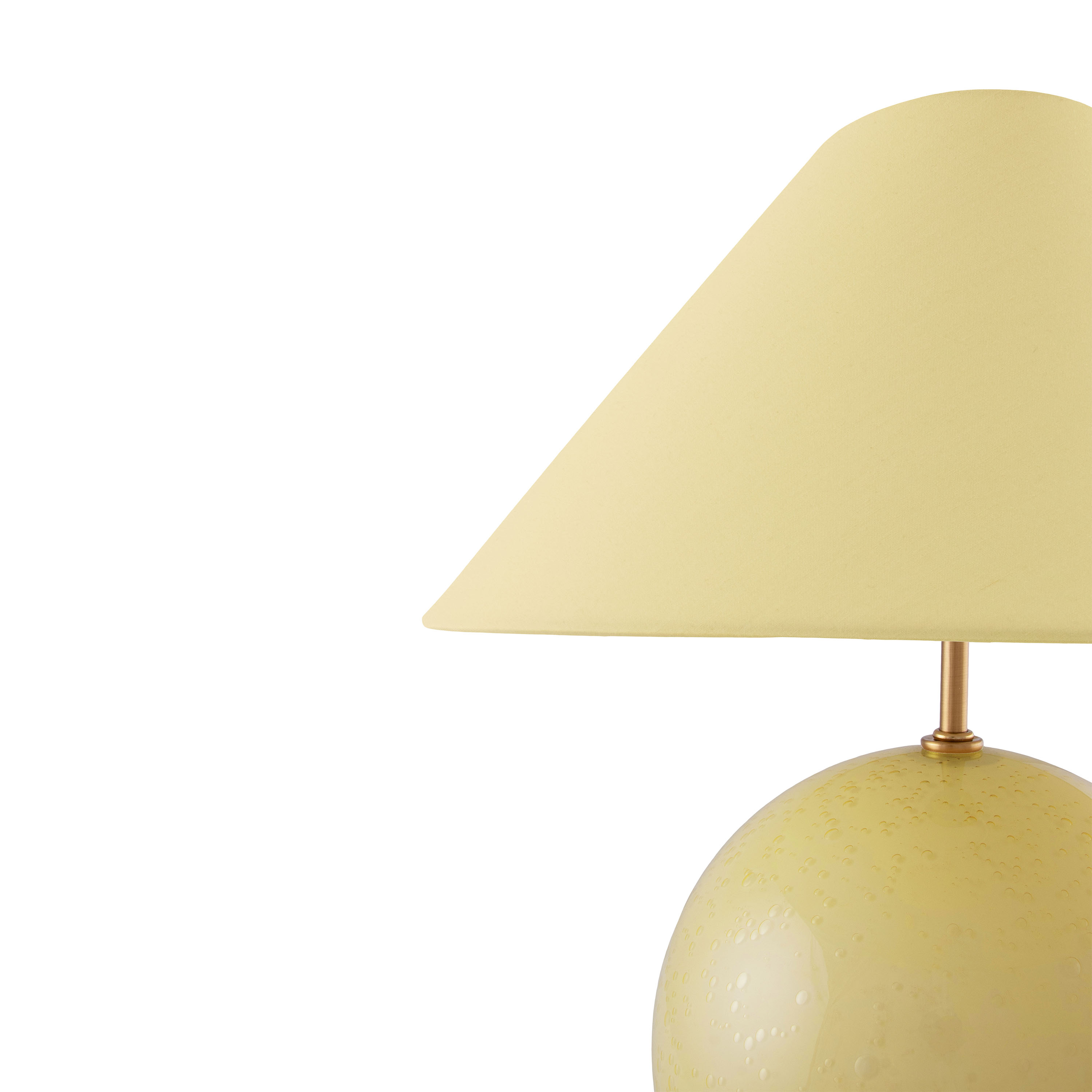 Globen Lighting Iris Bordlampe Butter Yellow 35cm