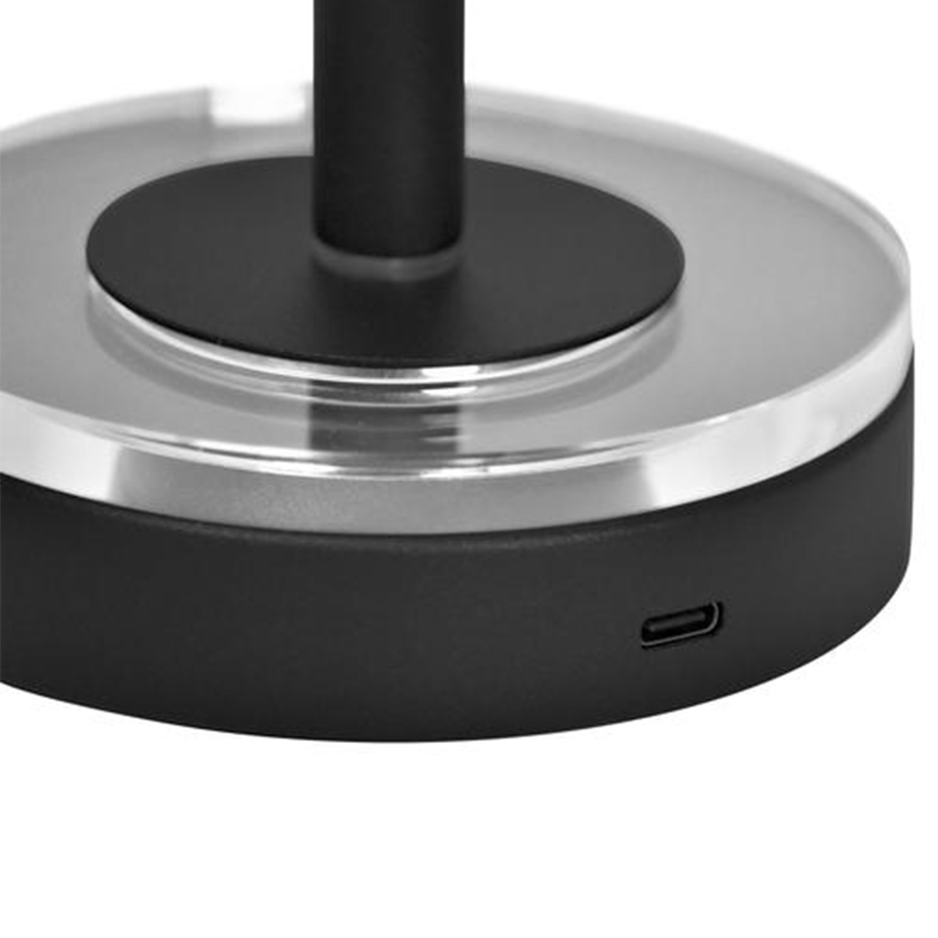 AYTM Luceo Kannettava Pöytävalaisin Musta/Kirkas 24 cm