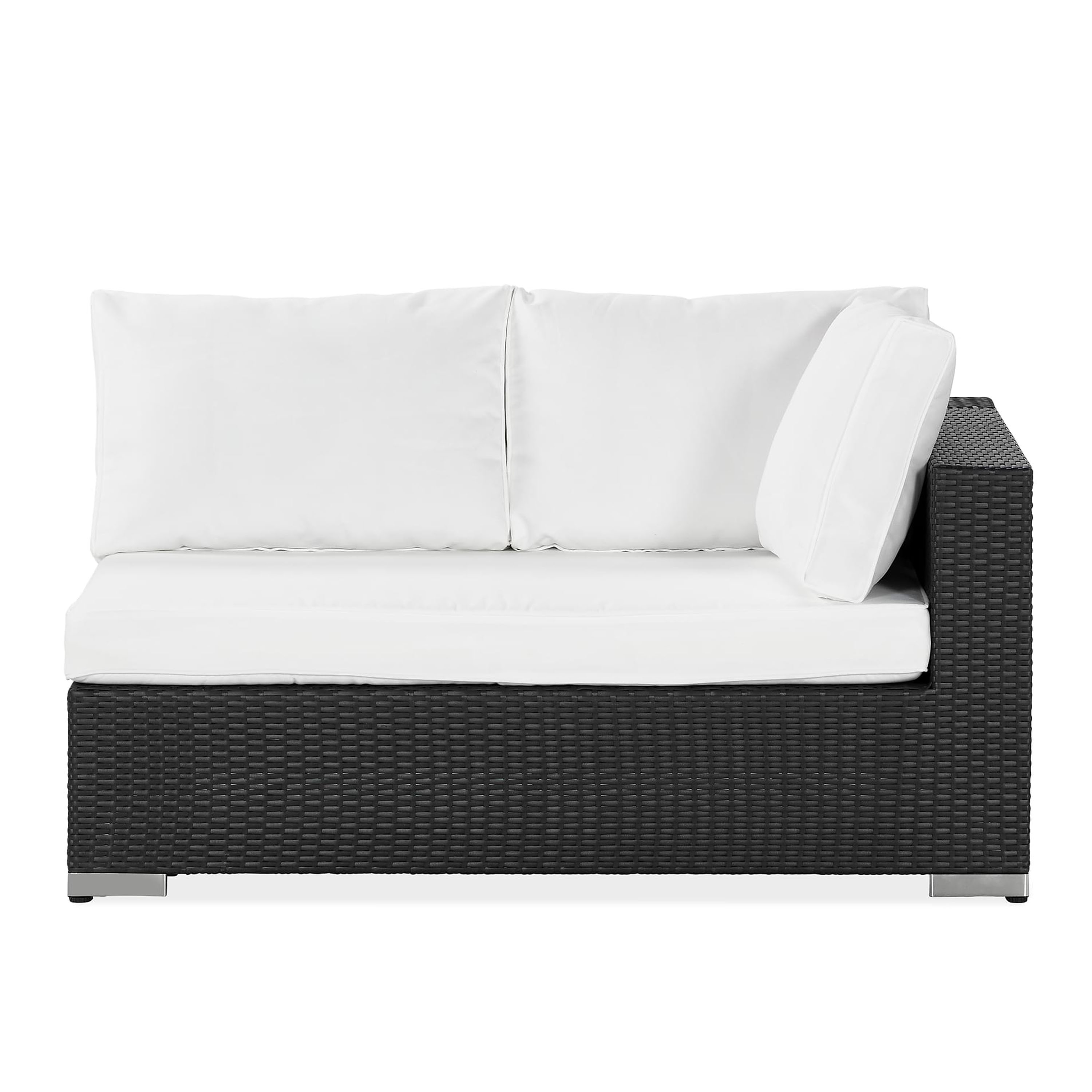 Nordic Outdoor - Bora Venstre modul Sort 140cm - Svart  - Utendørs Modulsofa