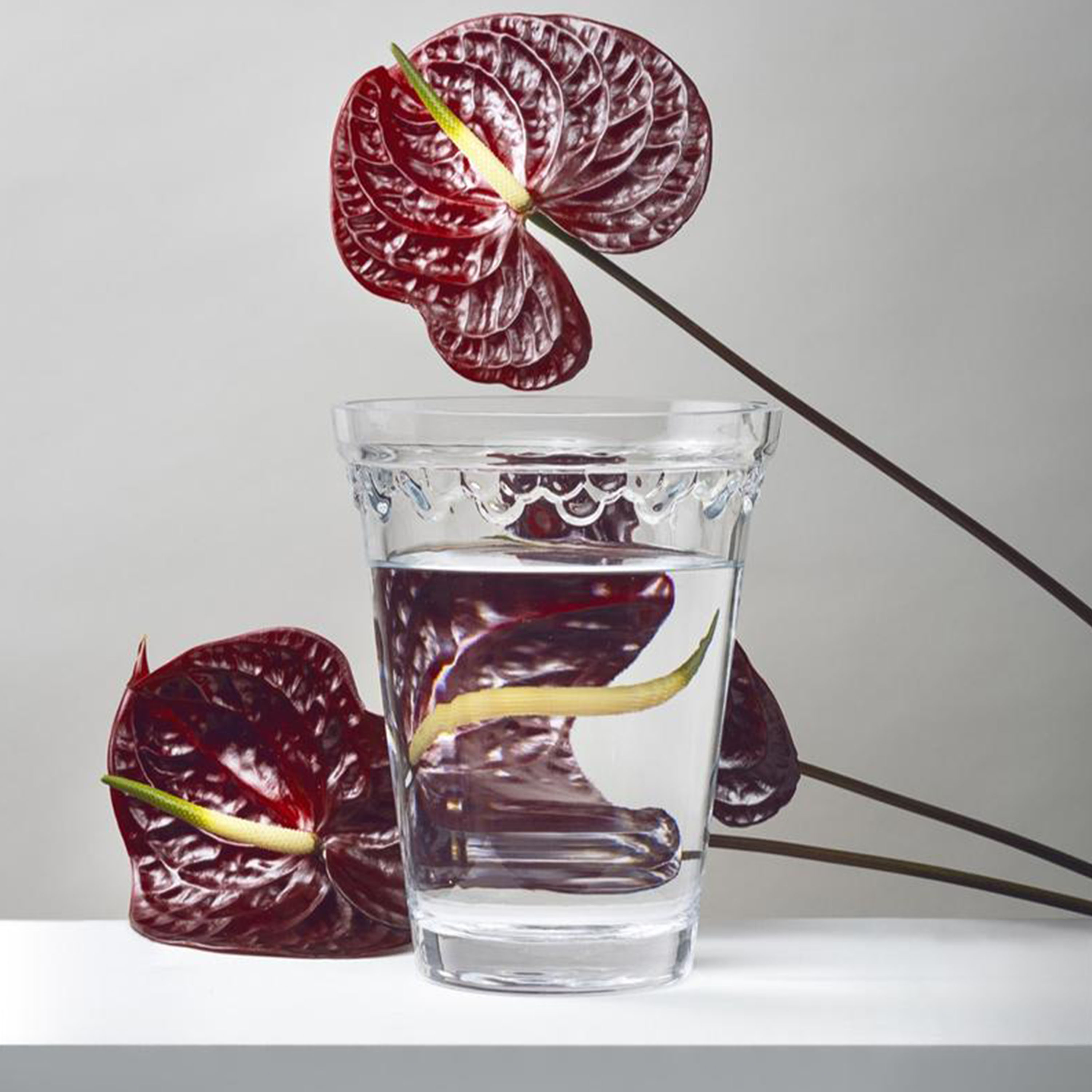 Bergs Potter Københavner Vase Glass Klar 21cm