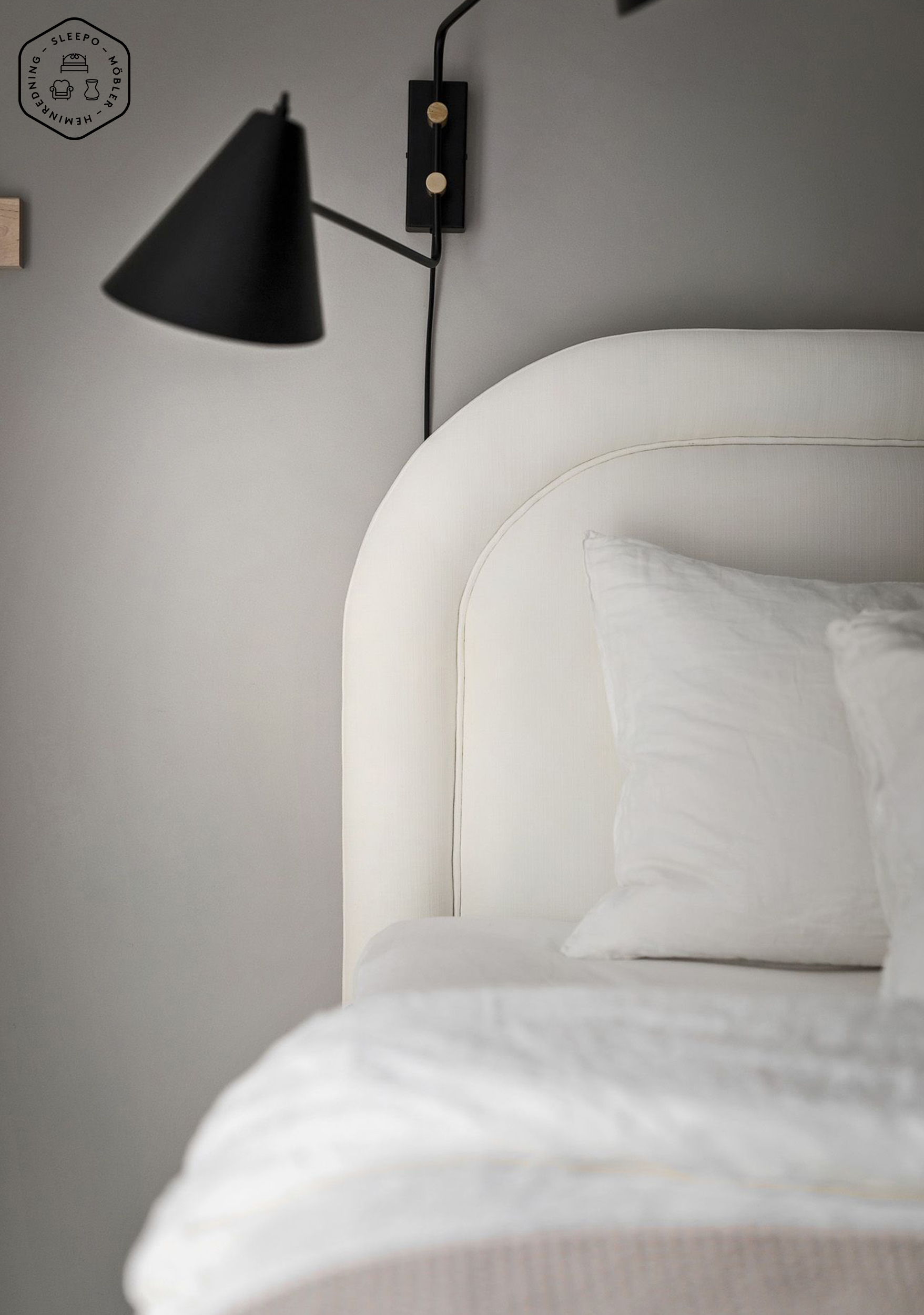 Sleepo Collection Celine Sänggavel Vit 180cm