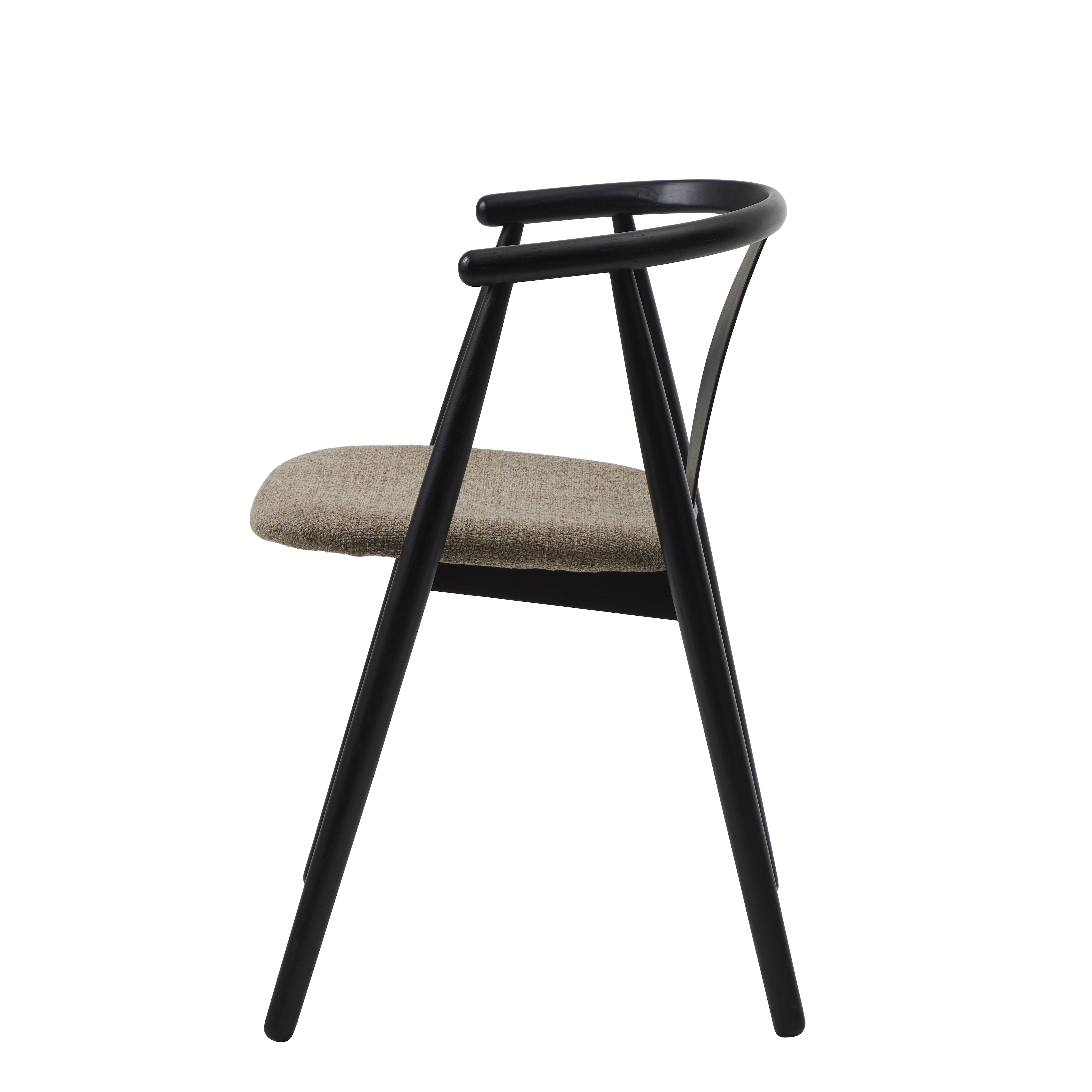 Nordic Home Henry Karmstol Black/Latte