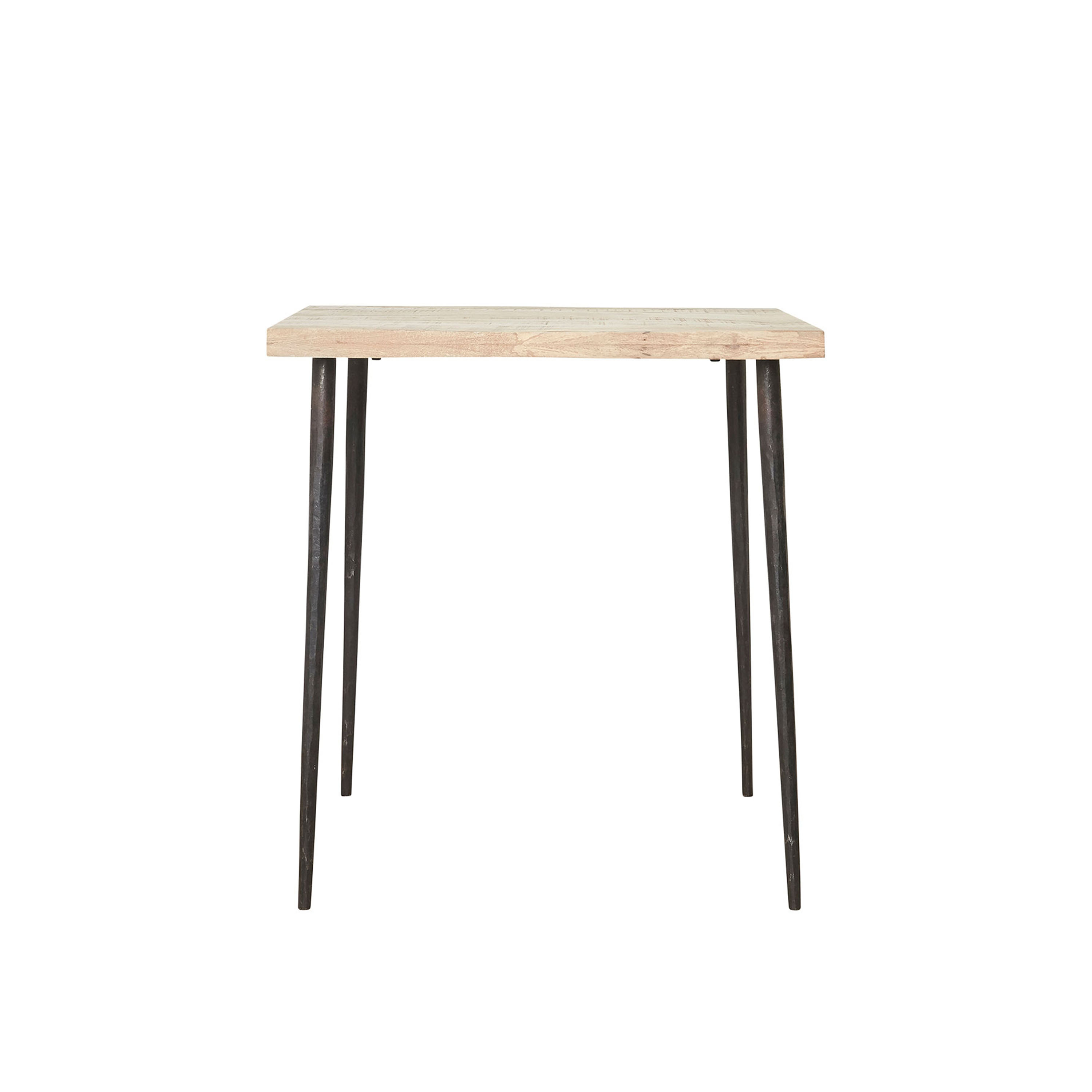 Slated Cafébord Natur 76 cm
