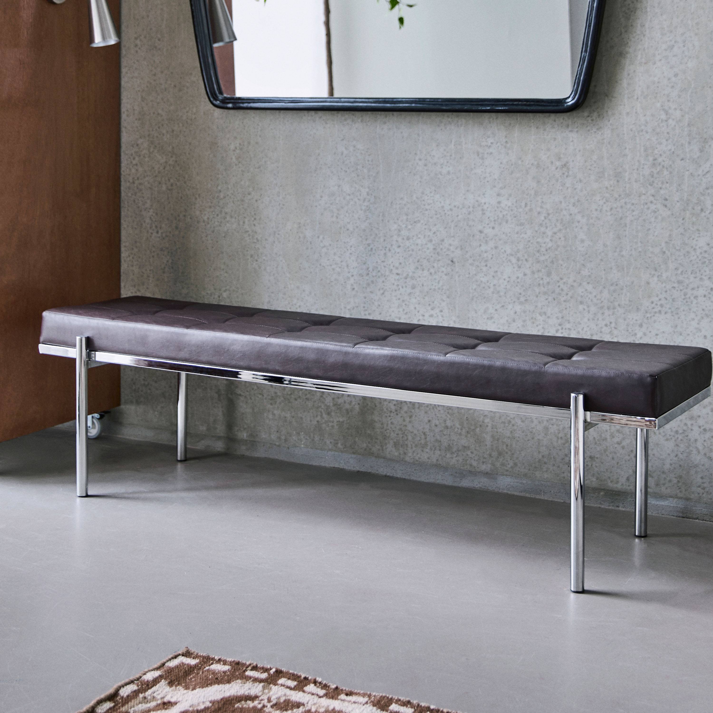 Lao Bank Mulberry Chrome Finish 160cm