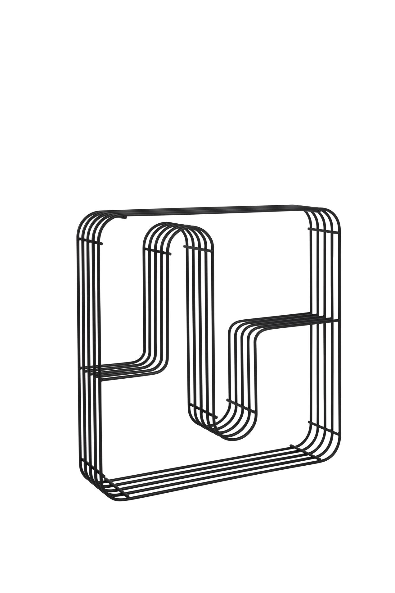 AYTM - Curva Display Square Wandregal Schwarz