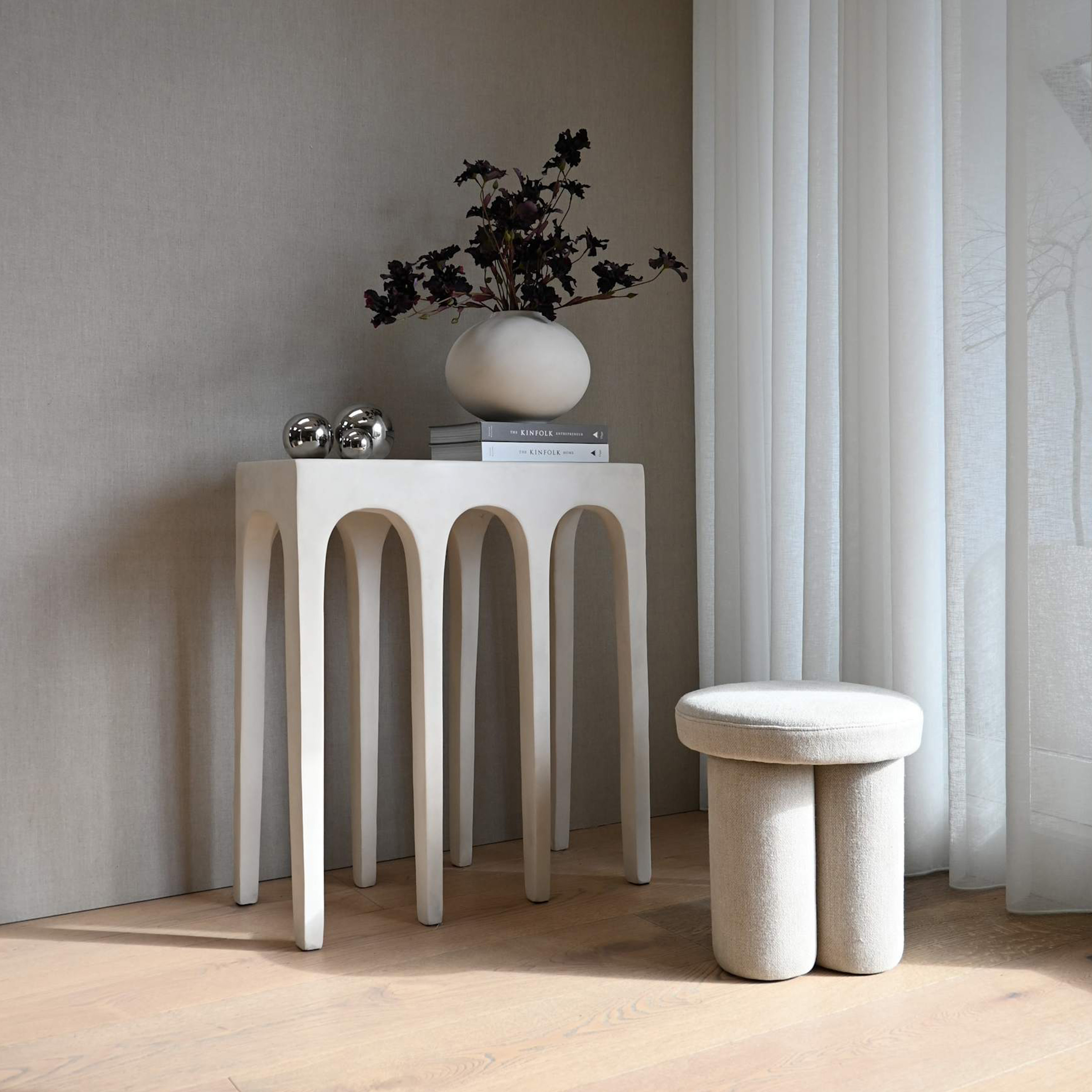 101 Copenhagen Bow Konsolipöytä Birch 70cm