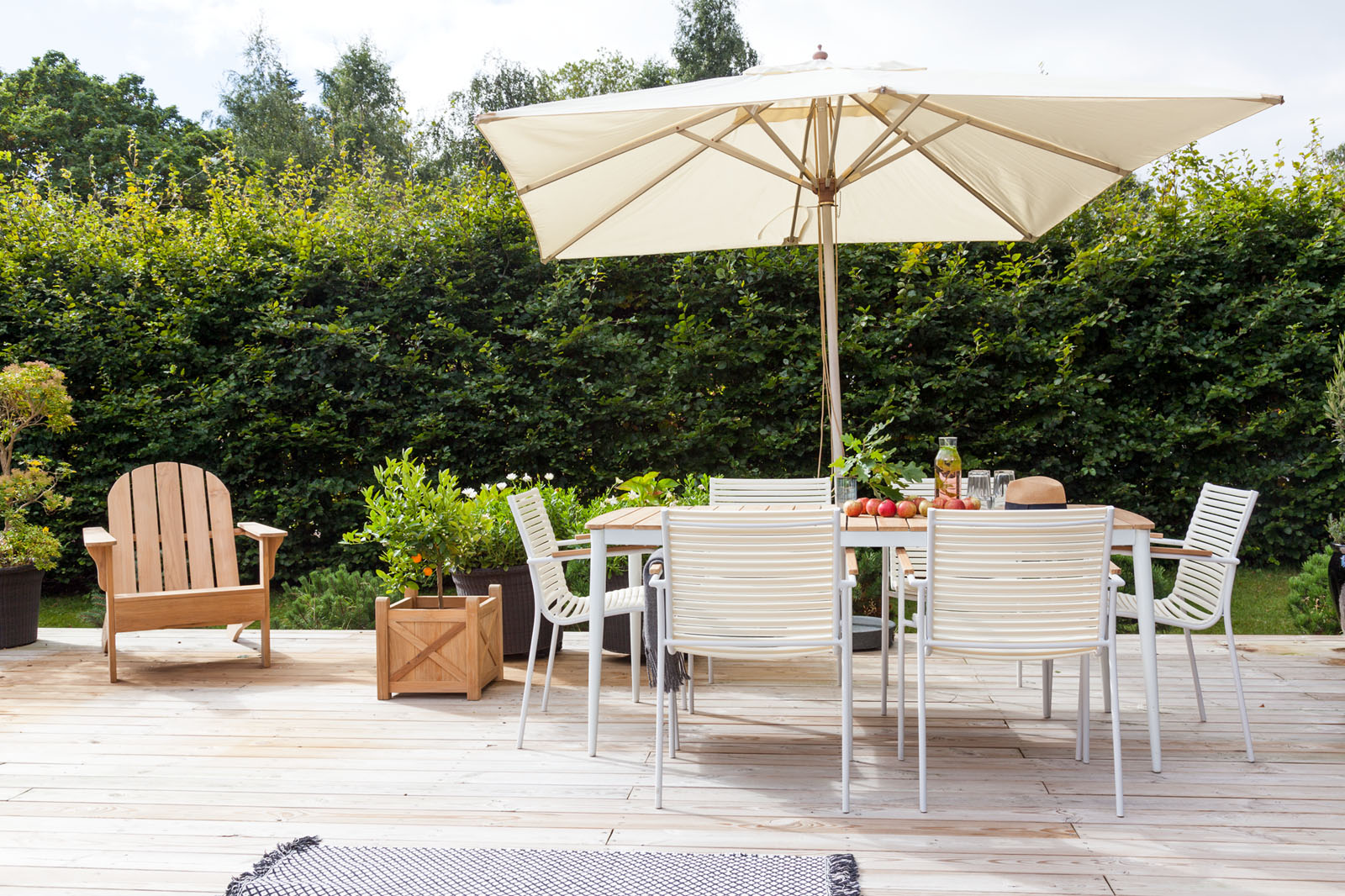 Cinas Adirondack loungestol Teak