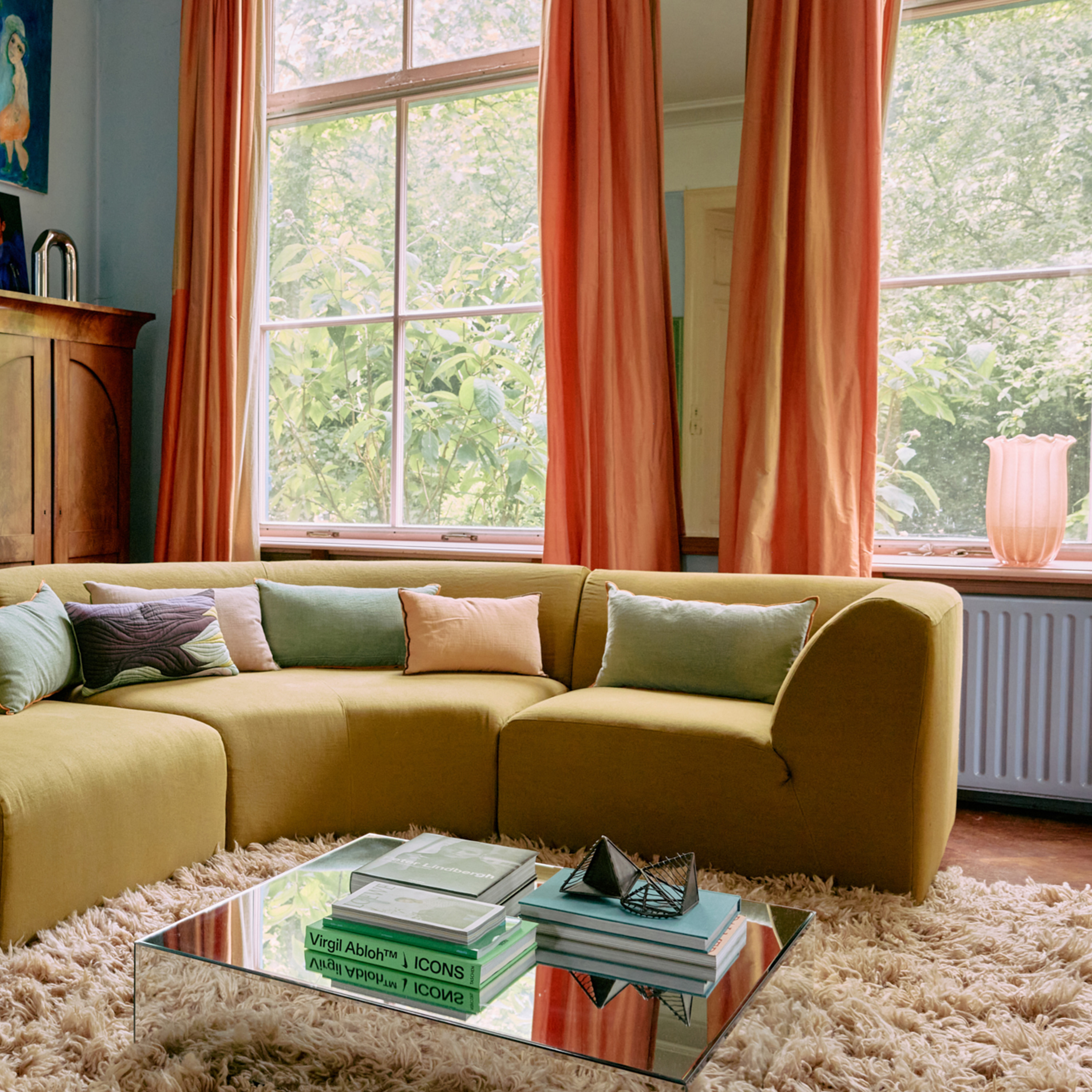 HKliving Høy Vase Peach