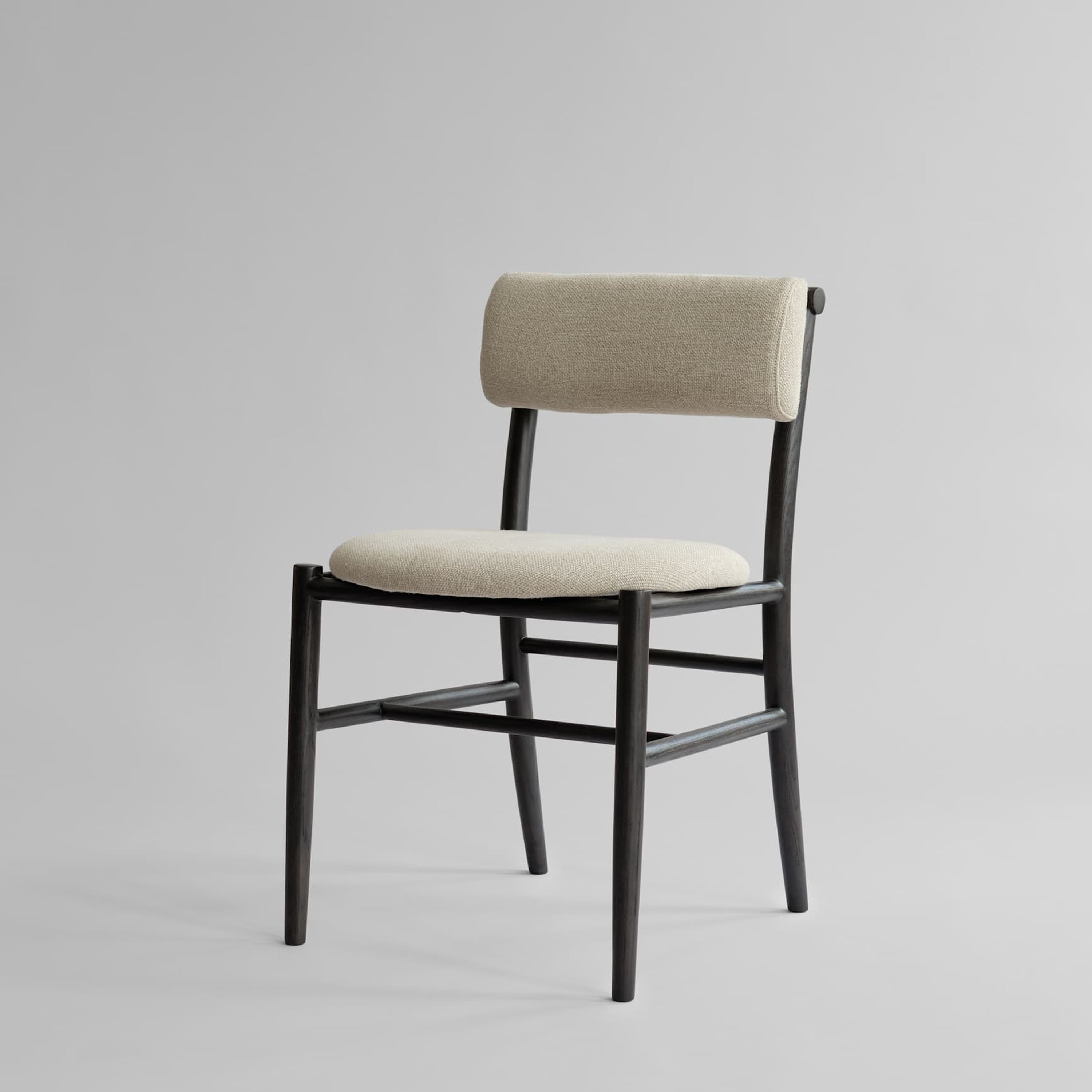 101 Copenhagen Nama Esszimmerstuhl Coffee Black/Linen