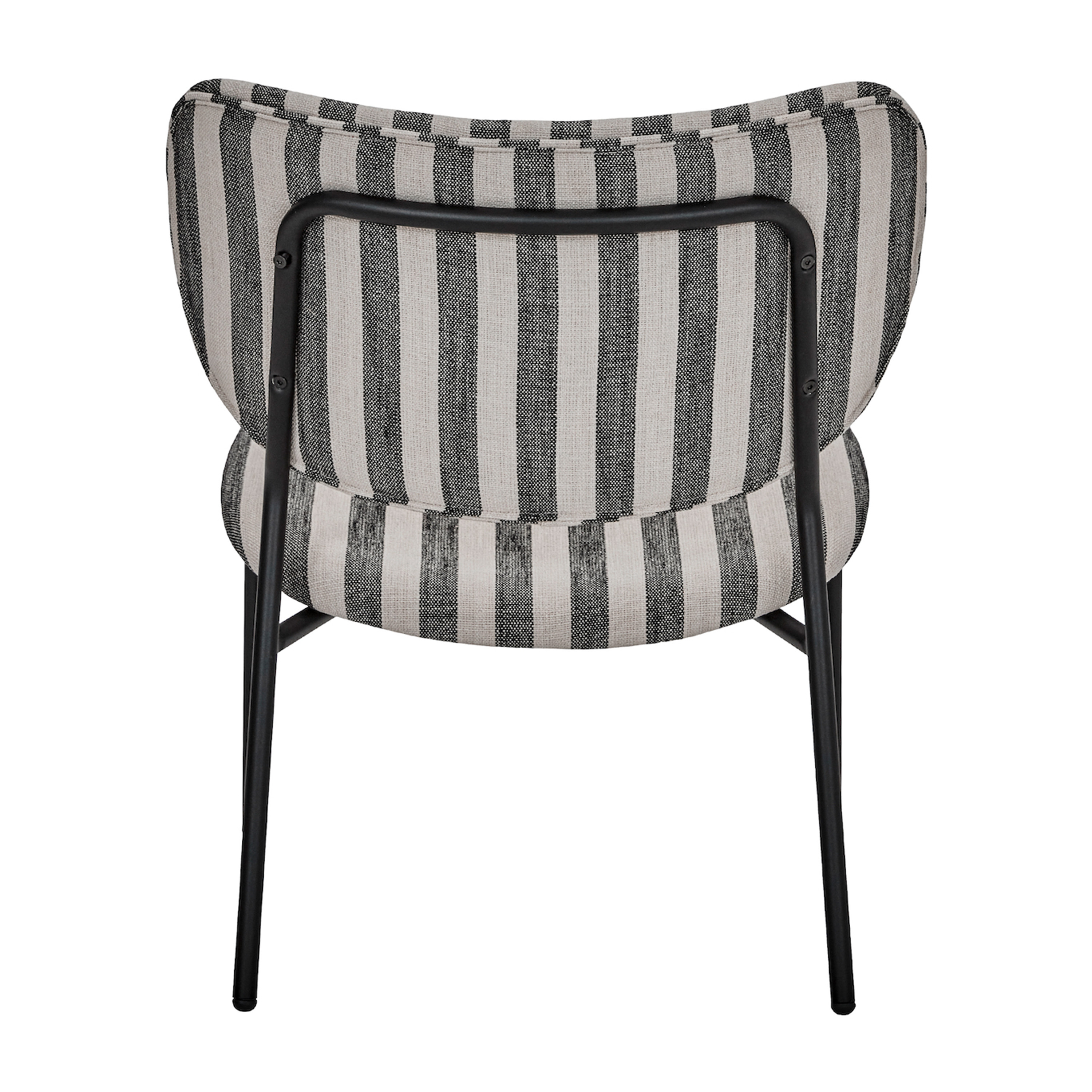 House Doctor Longa Loungesessel Schwarz/Off-White