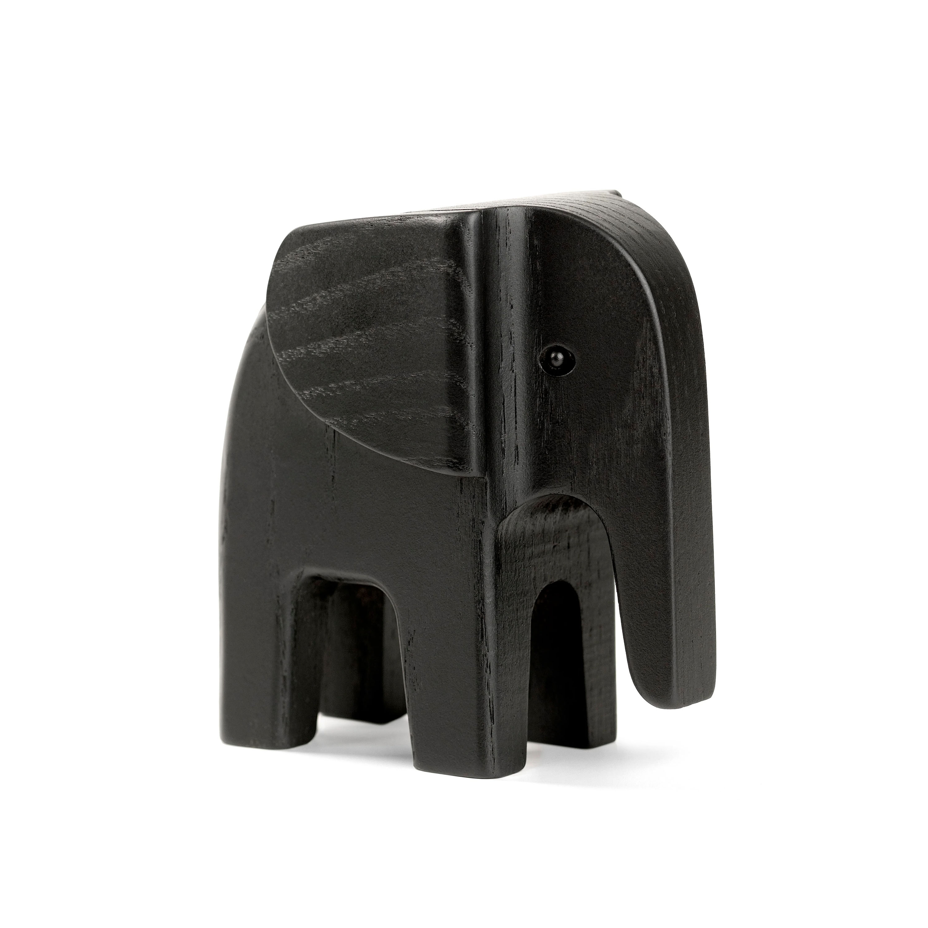 Elephant Dekoration Schwarz Gebeizte Esche