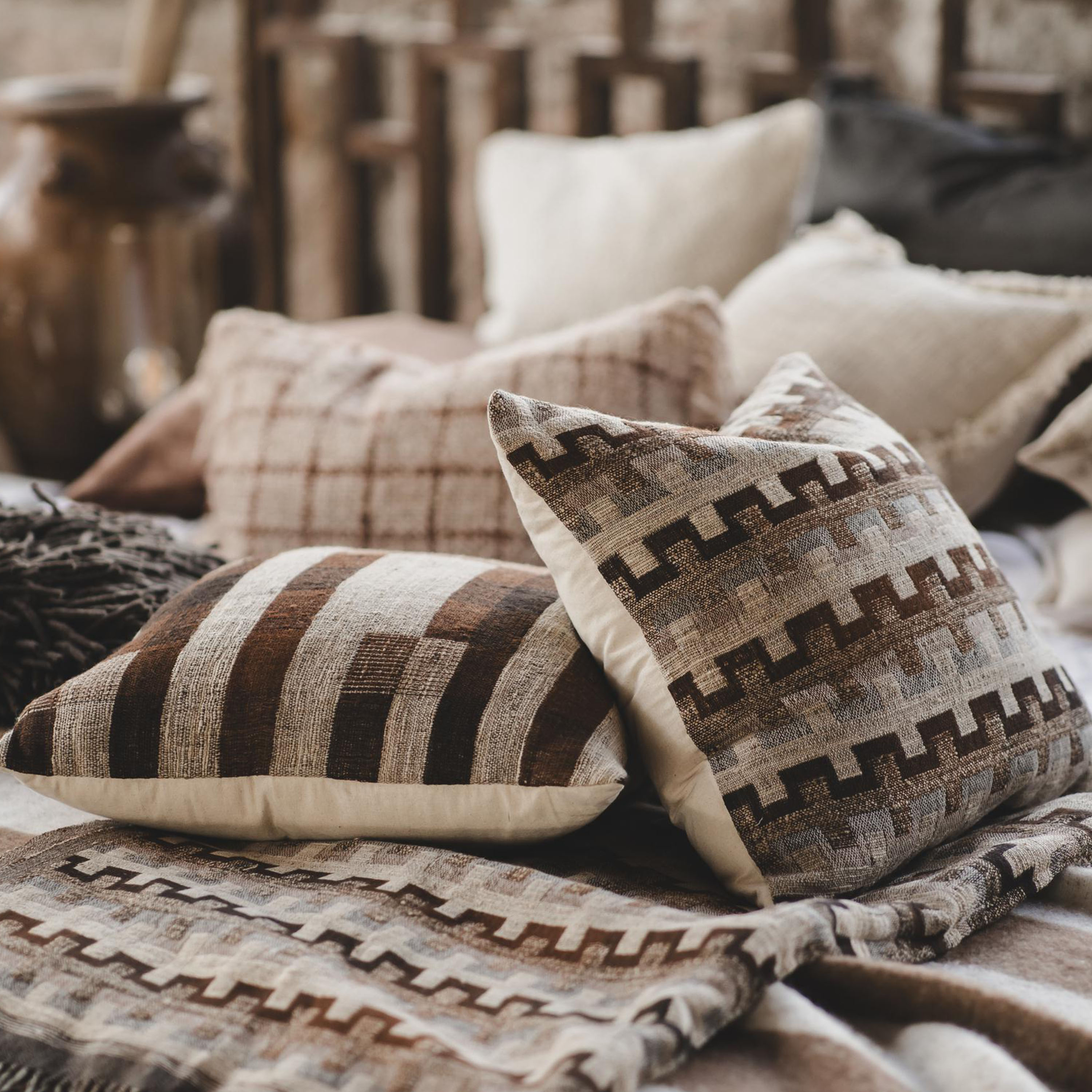 Jakobsdals Angeline Kuddfodral Beige 50x50