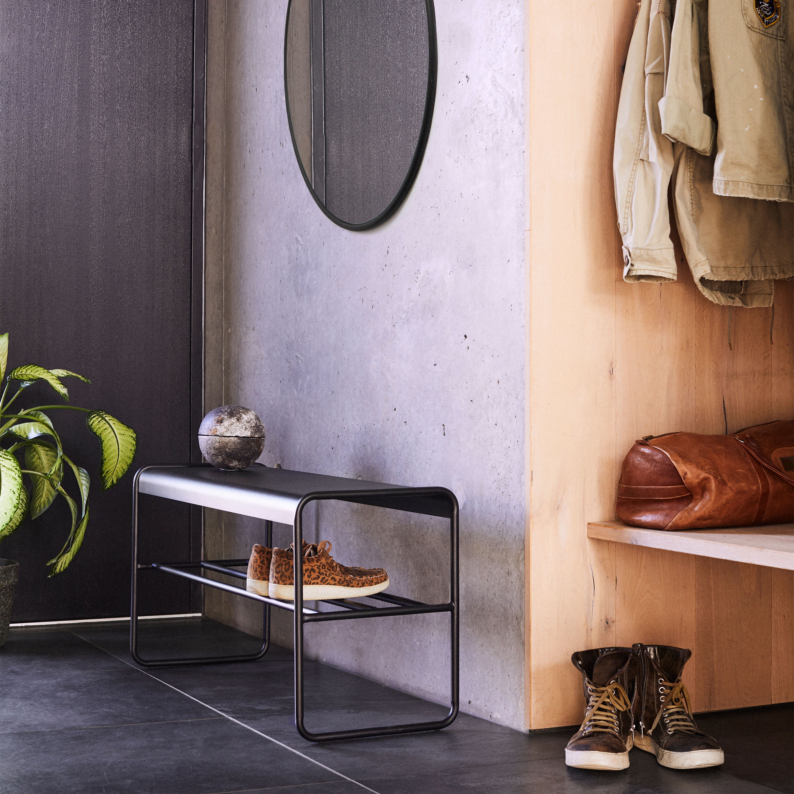 Muubs Copenhagen Bänk Black Iron 90x47