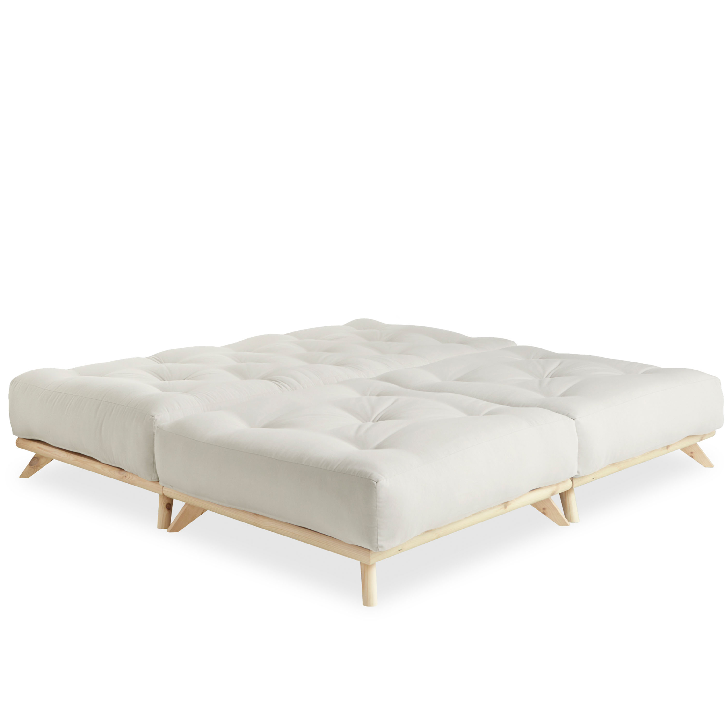 Karup Design Senza Vuodesohva Luonnollinen/Valkoinen 200 cm