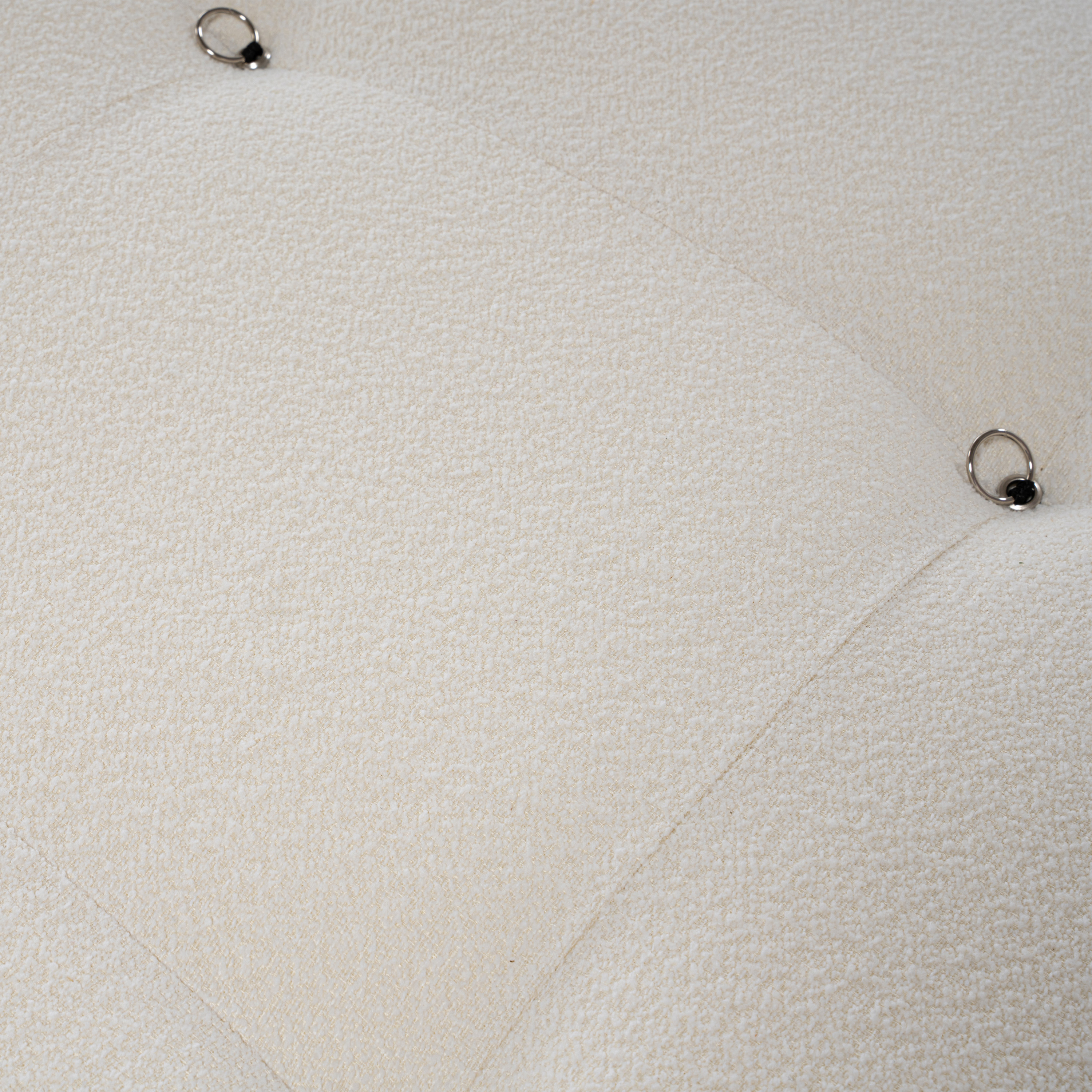 Sleepo Collection Blanca 3-istuttava Divaanisohva White Bouclé