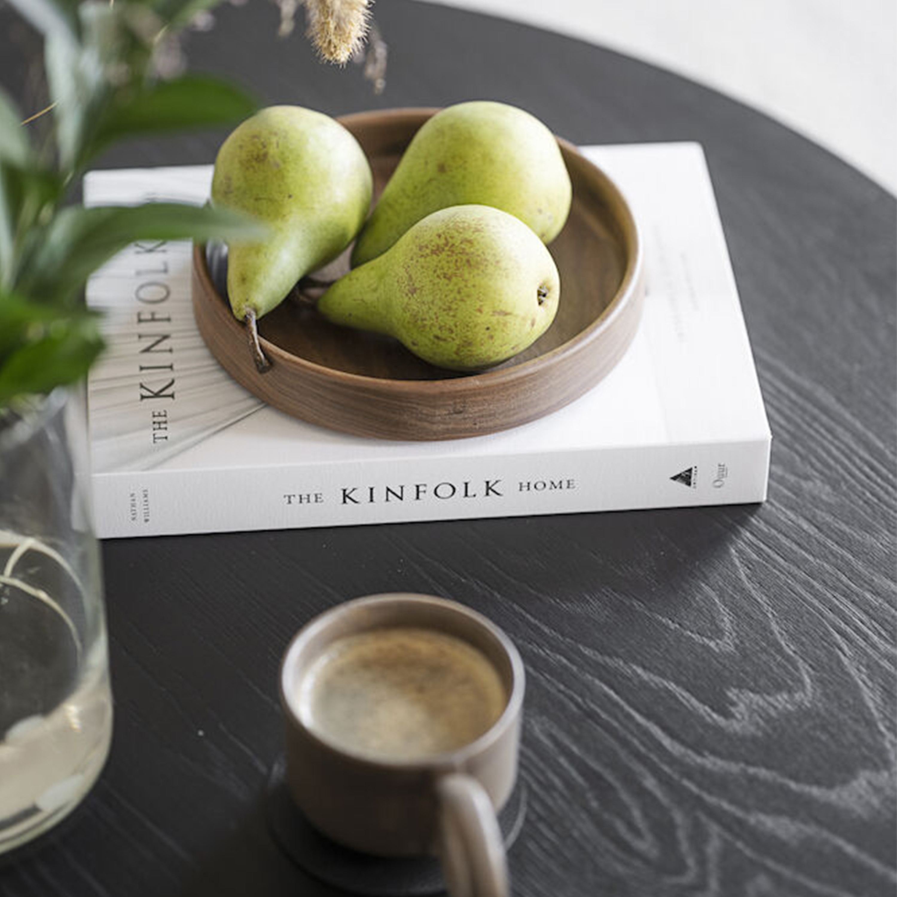 Rowico Home Skye Couchtisch Schwarz Ø85