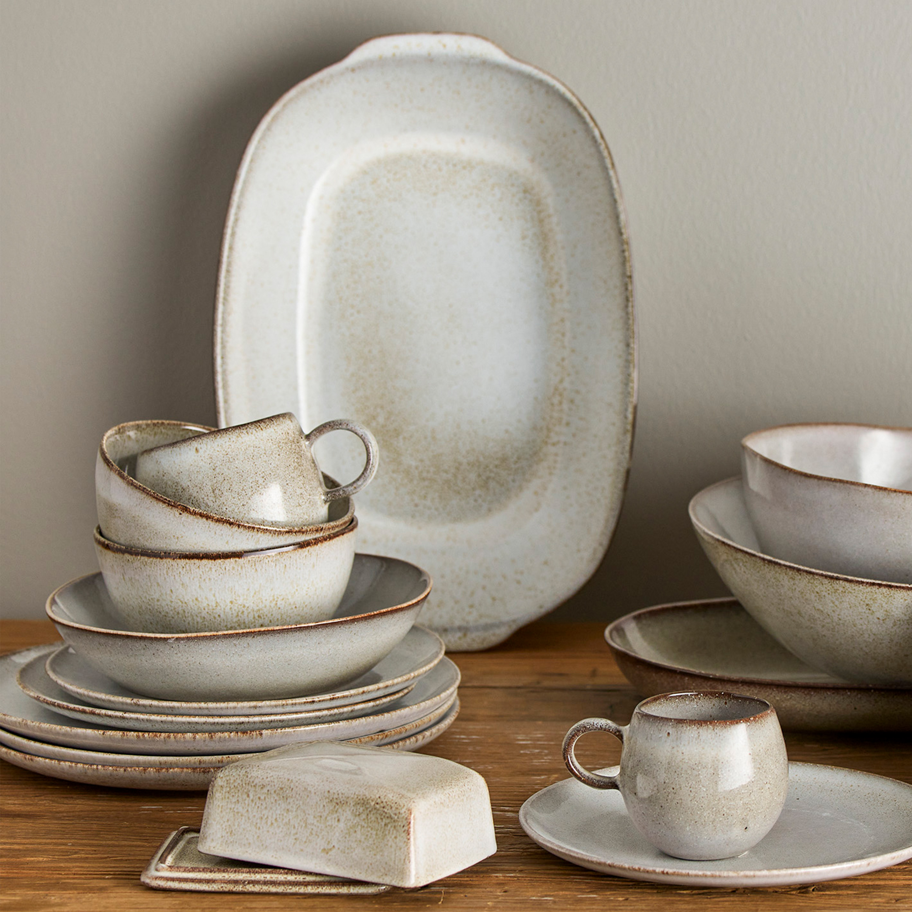 Bloomingville Sandrine Frokostsett Natur