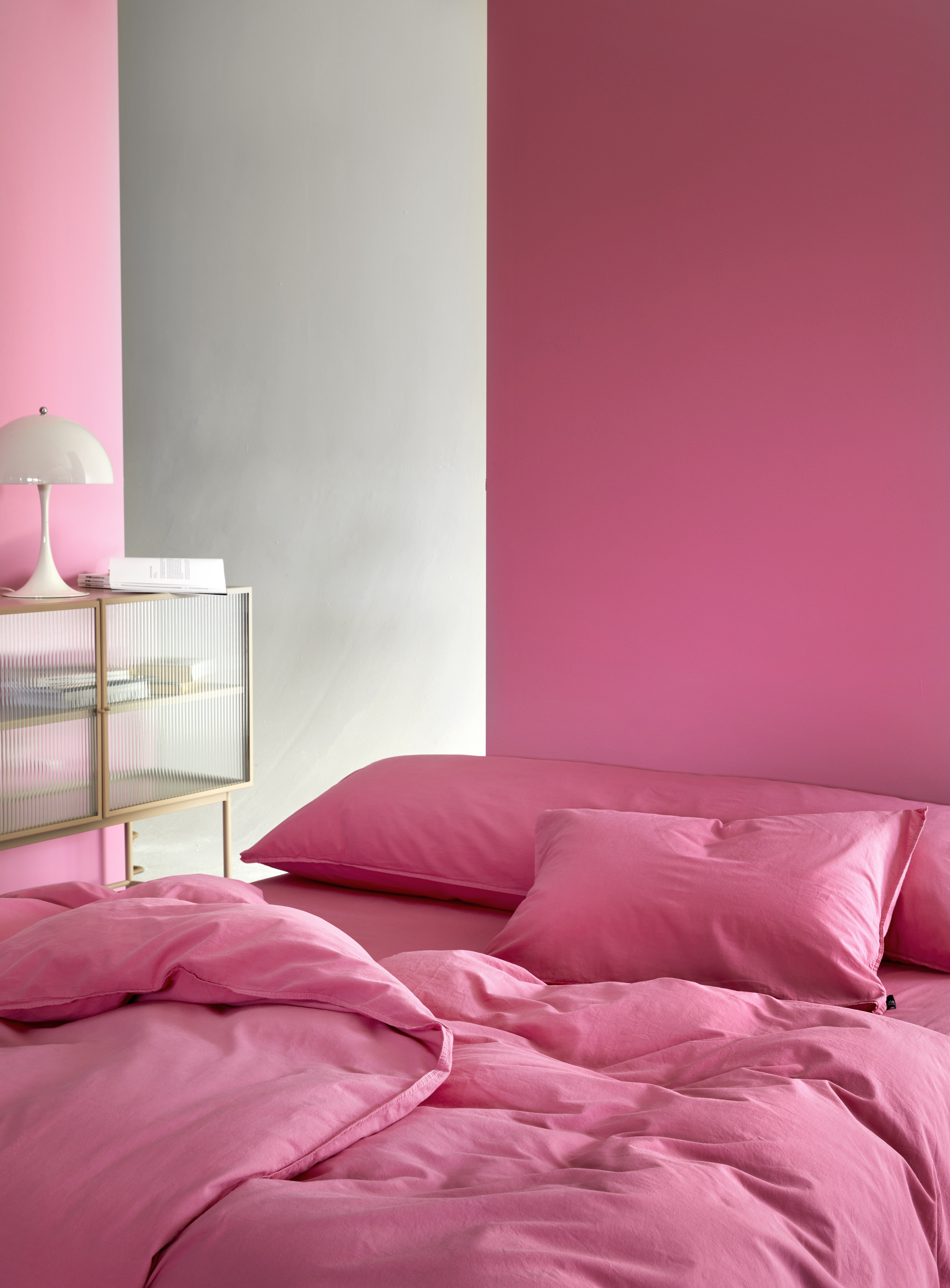 Høie Frøya Kissenbezug Bonbonrosa 50x150