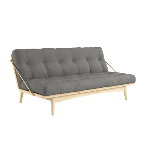 Karup Design - Folk Bäddsoffa Natur/Grey 190cm - Grå