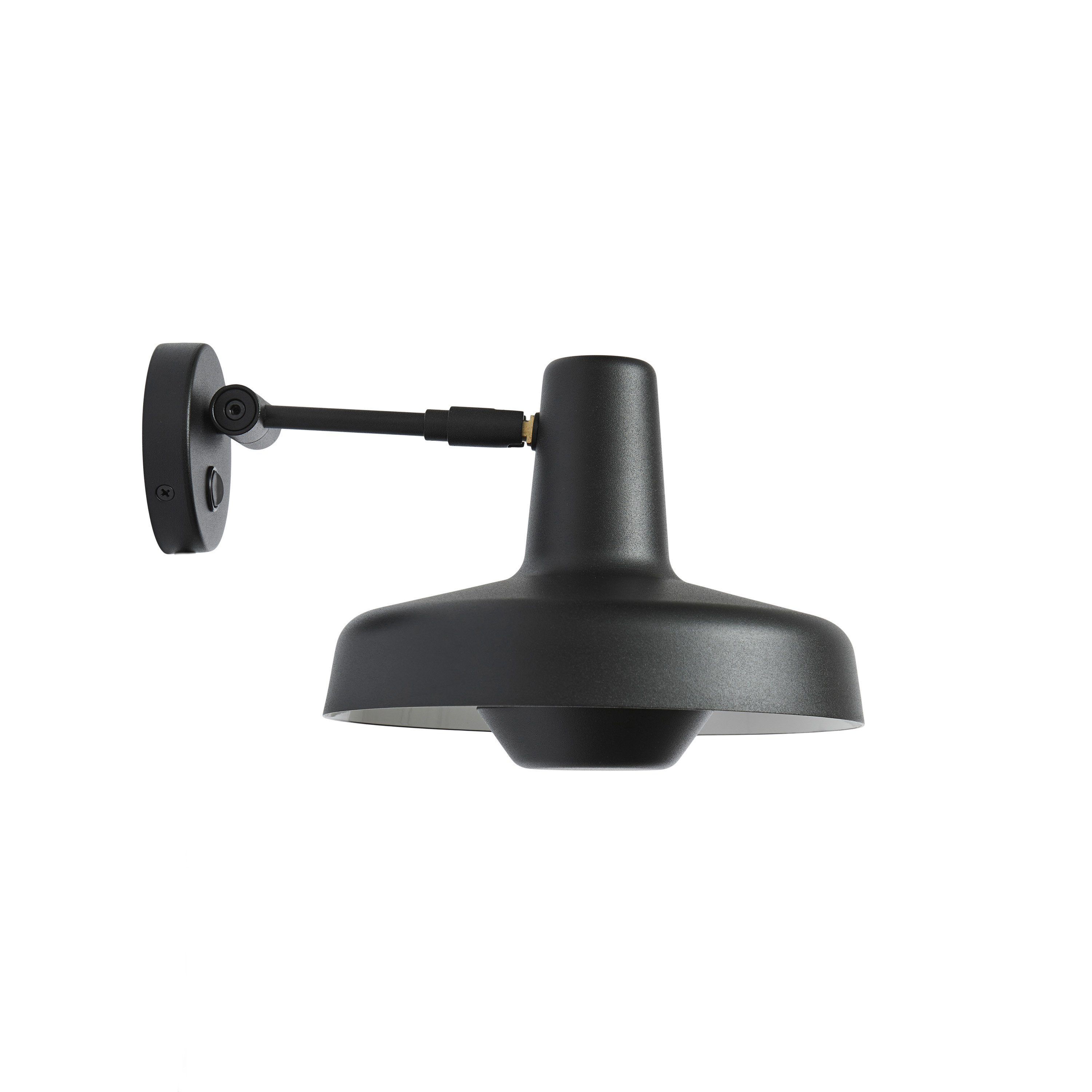 Grupa - Arigato Wandleuchte Extra Short Black - Schwarz - Wandleuchten