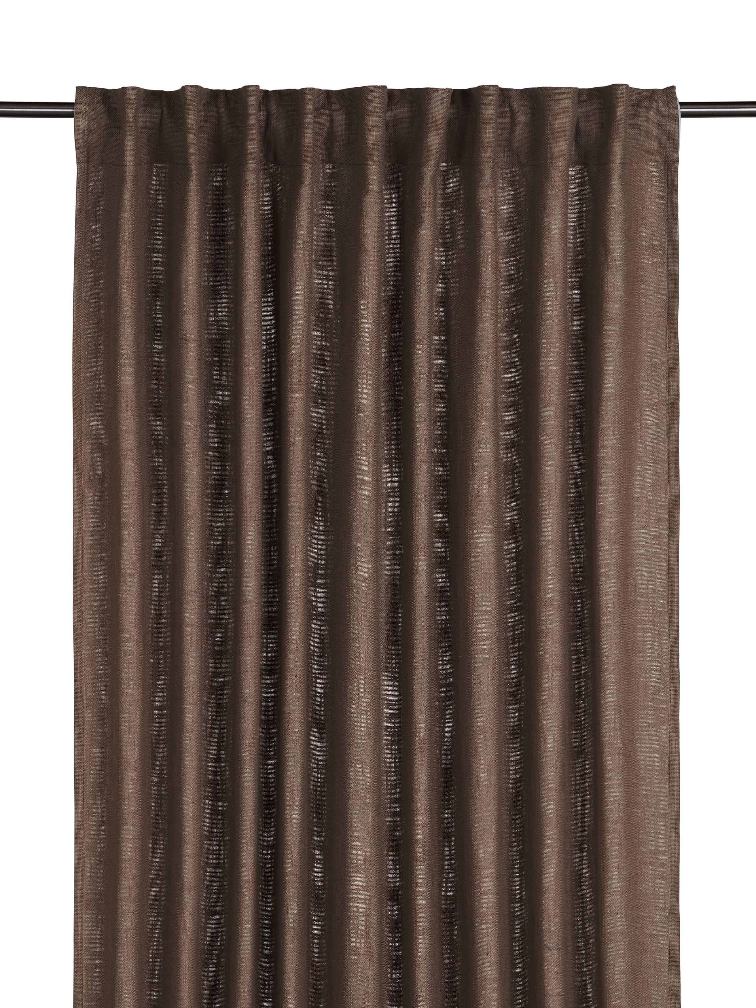 Svanefors - Harper Vorhanglänge Nougat 140x280 cm 2er-Pack - Weiß - Vorhanglängen