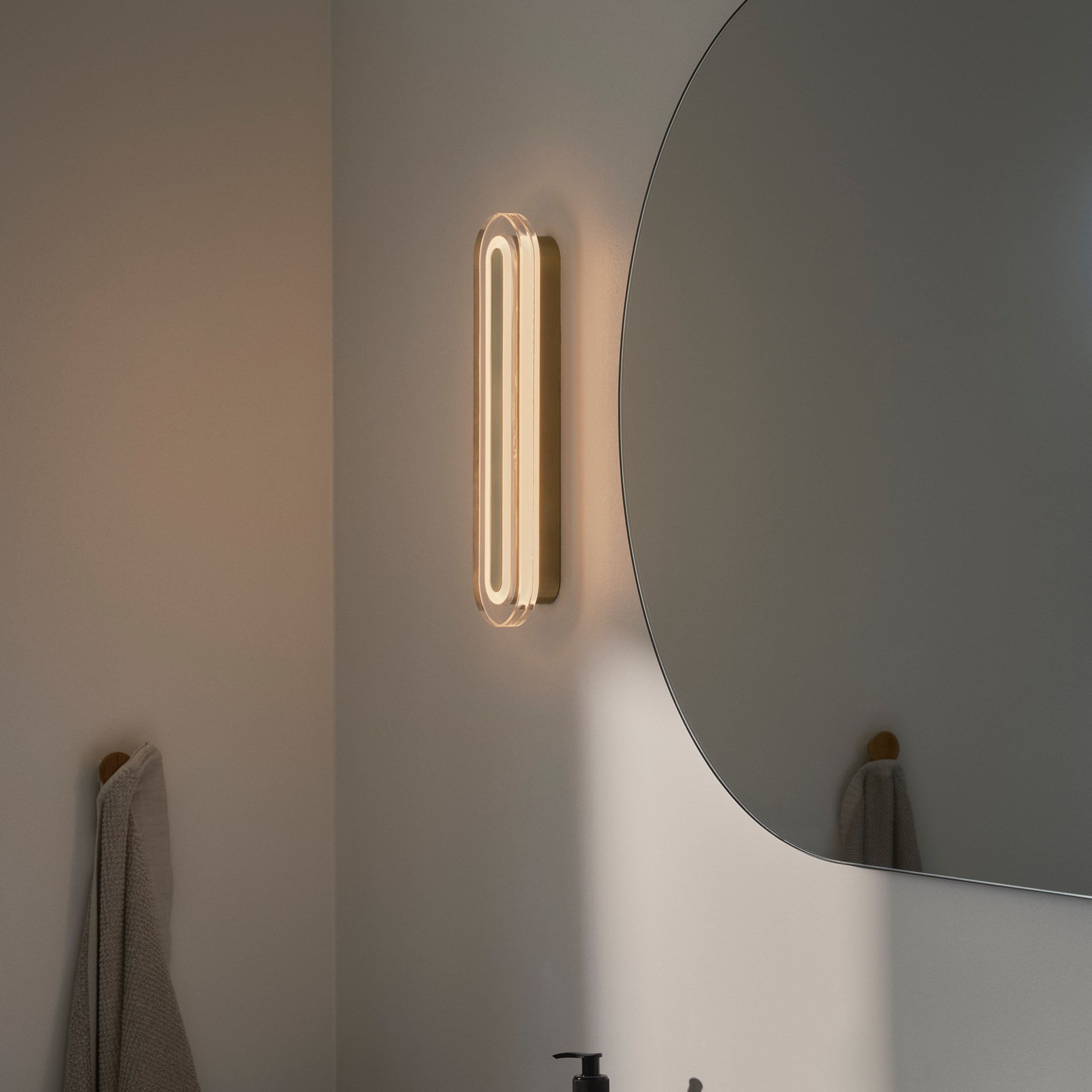 Nordlux Cavara Vägglampa Mässing 35cm