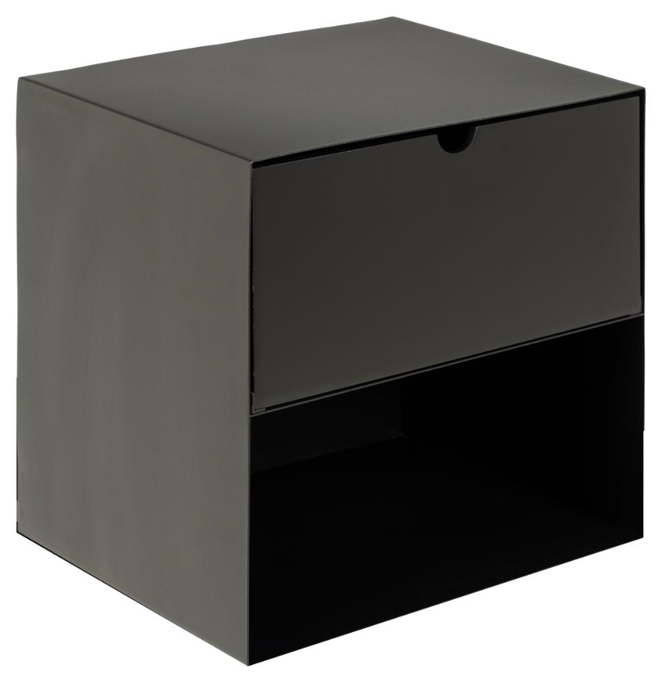 Nordic Home - Eden Wandmontierter Nachttisch Schwarz 30cm