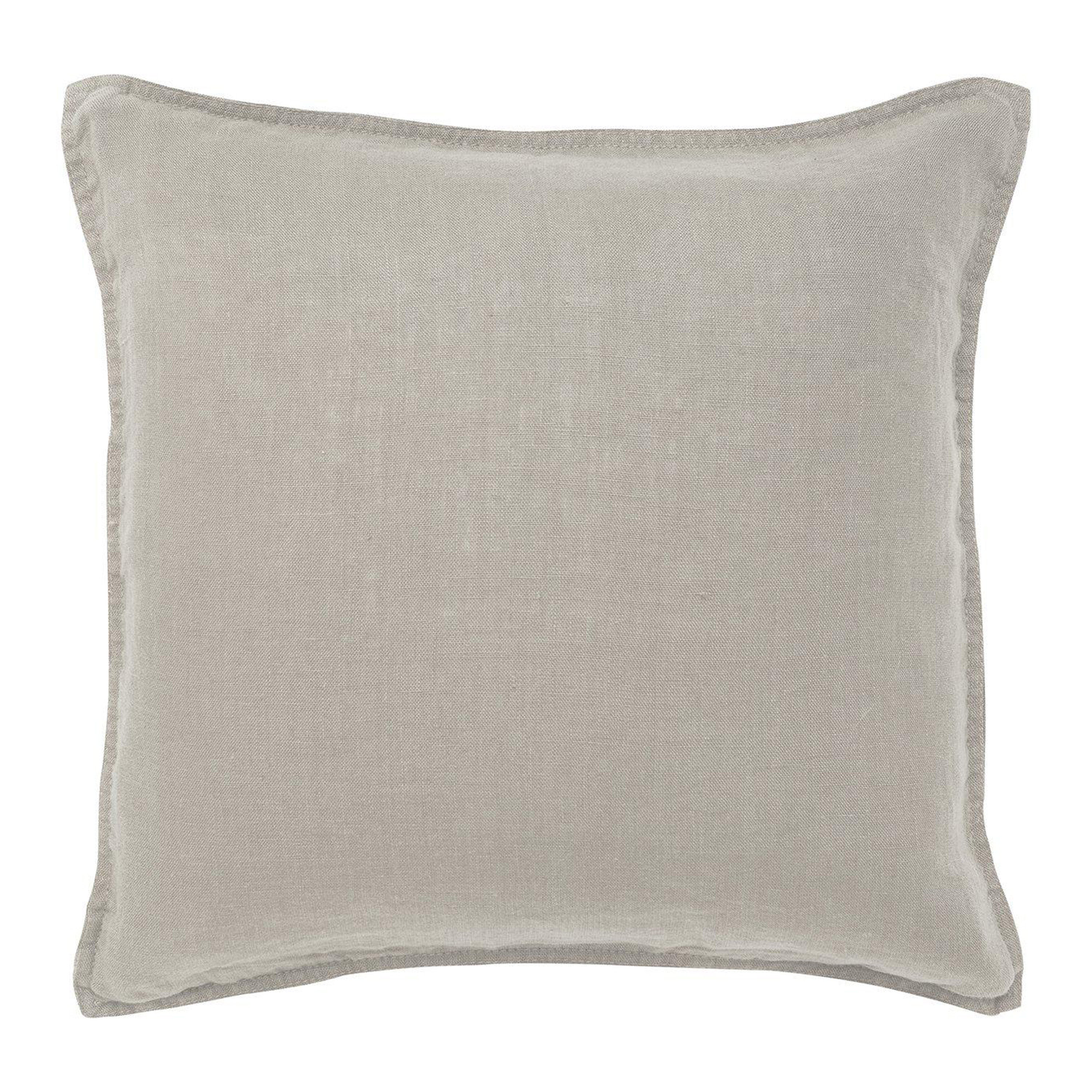 Julie Kuddfodral Linne Lin/Vit 45x45