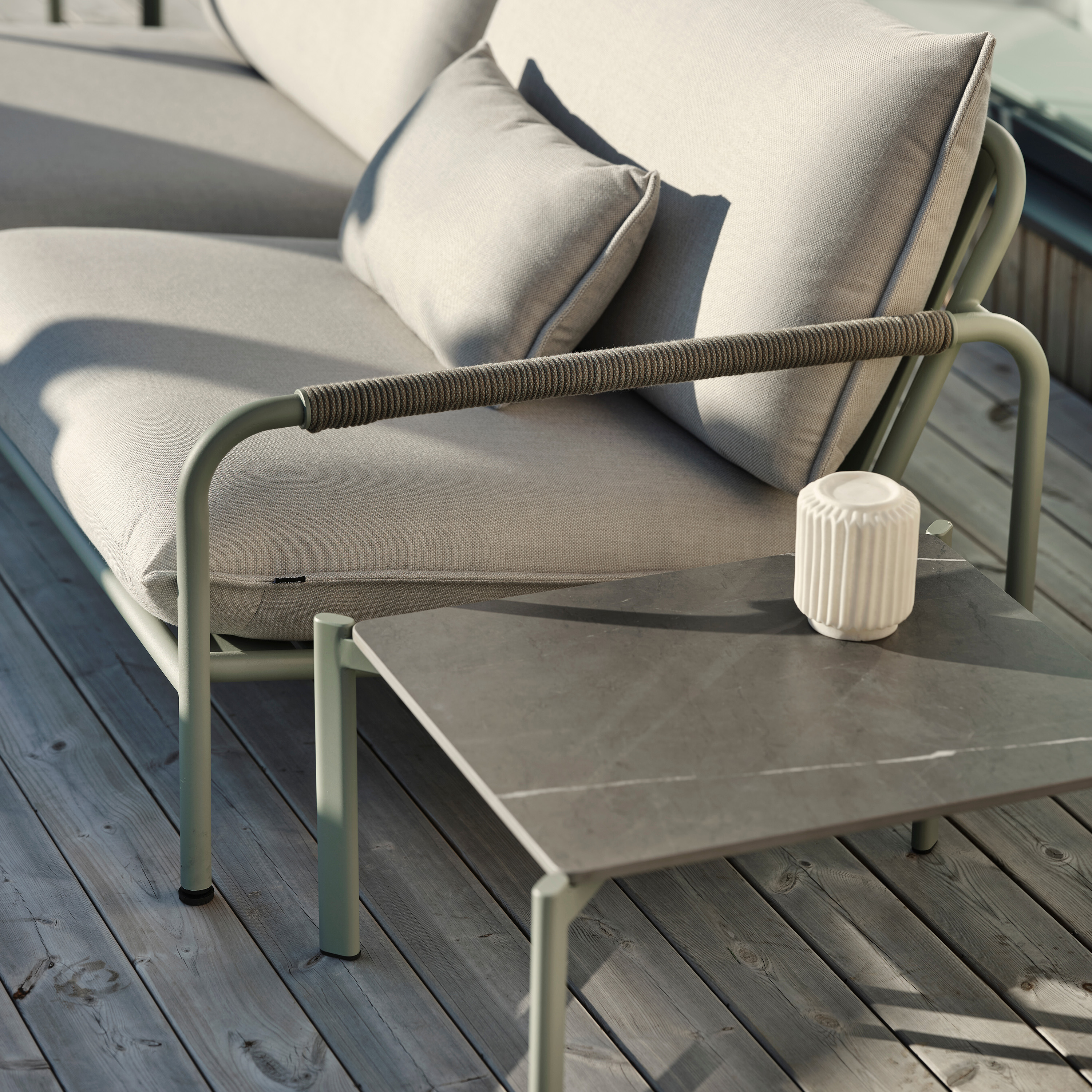 Brafab Lerberget 2,5-Sits Soffa Dusty Green/ash