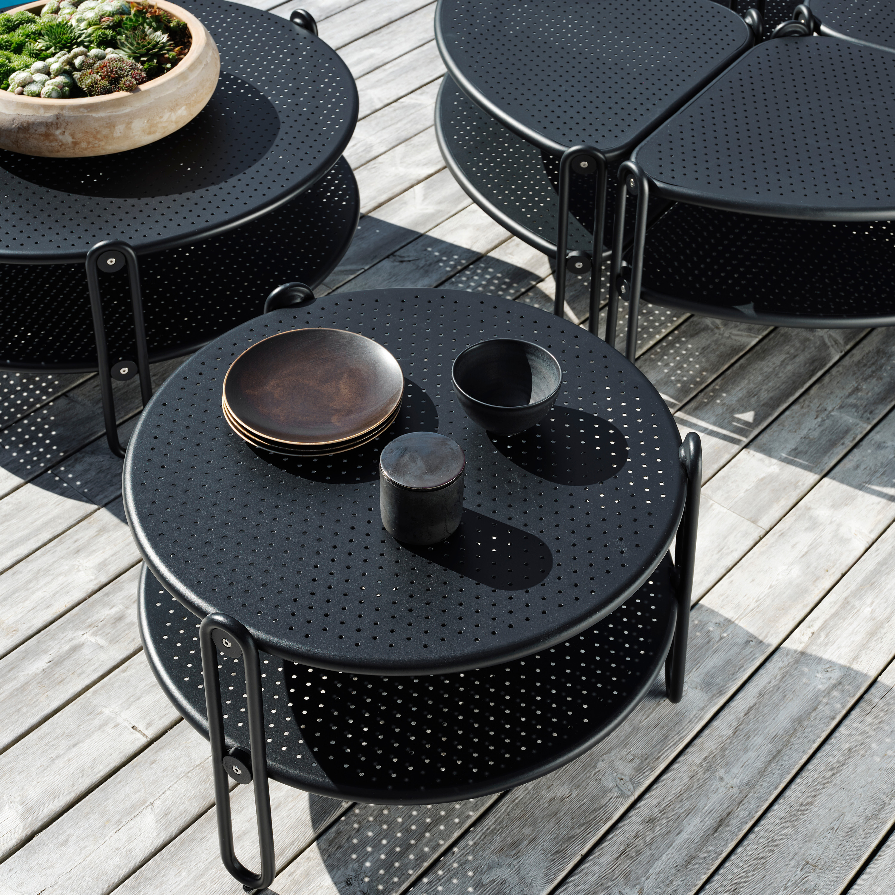 Brafab Blixt Soffbord Svart 85x39