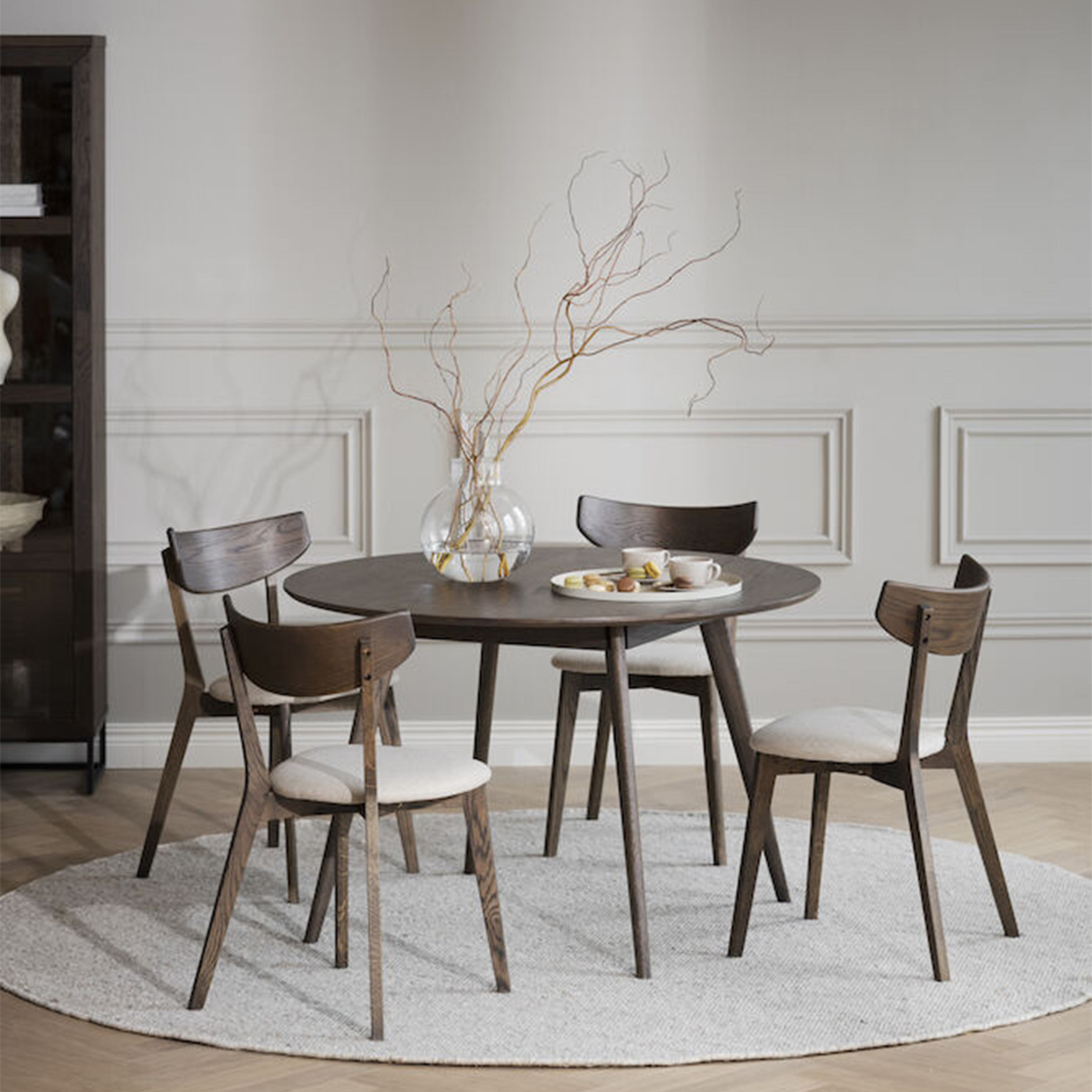 Rowico Home Yumi Matbord Brun Ø115