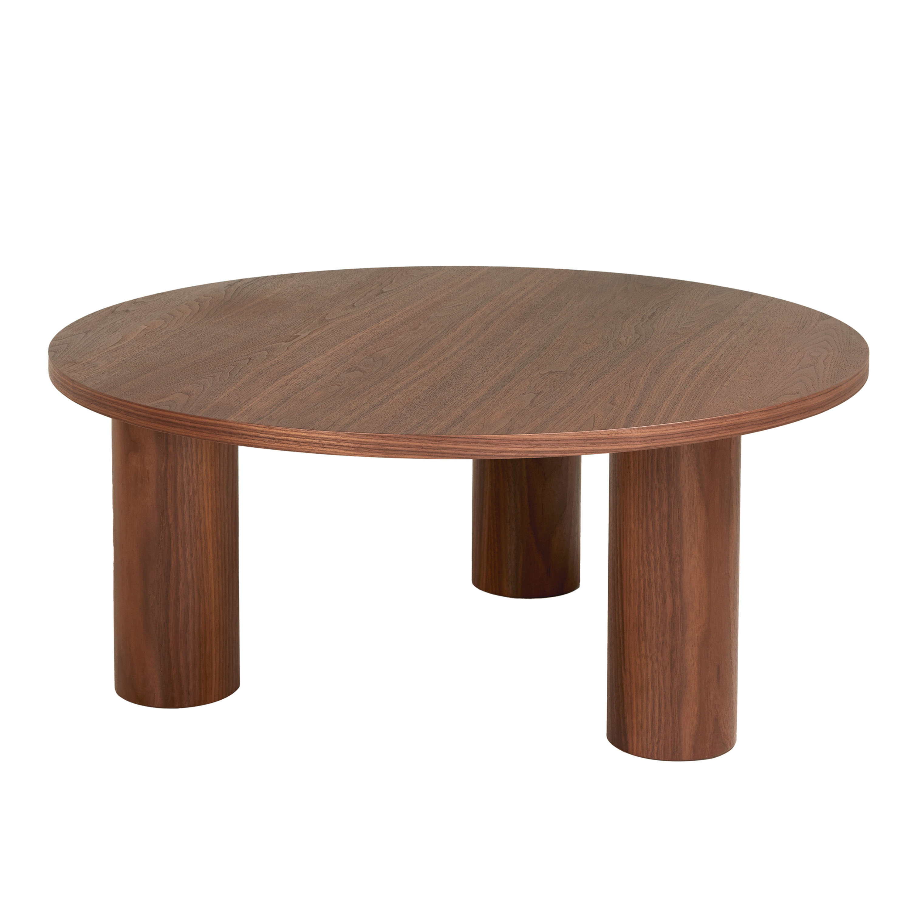 Melvin Soffbord Valnöt Ø100