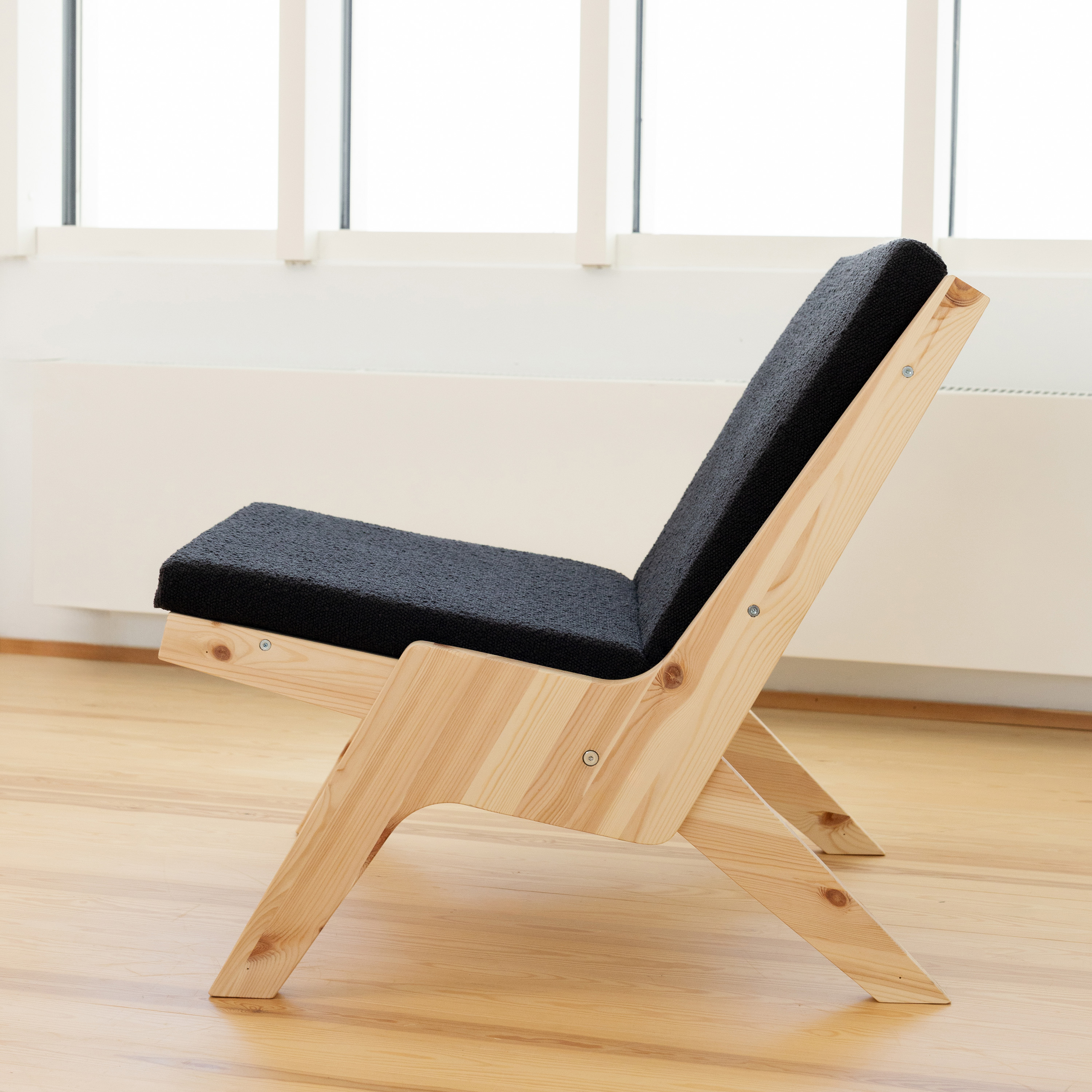 Karup Design Sway Loungestol Natur/Midnight Grey