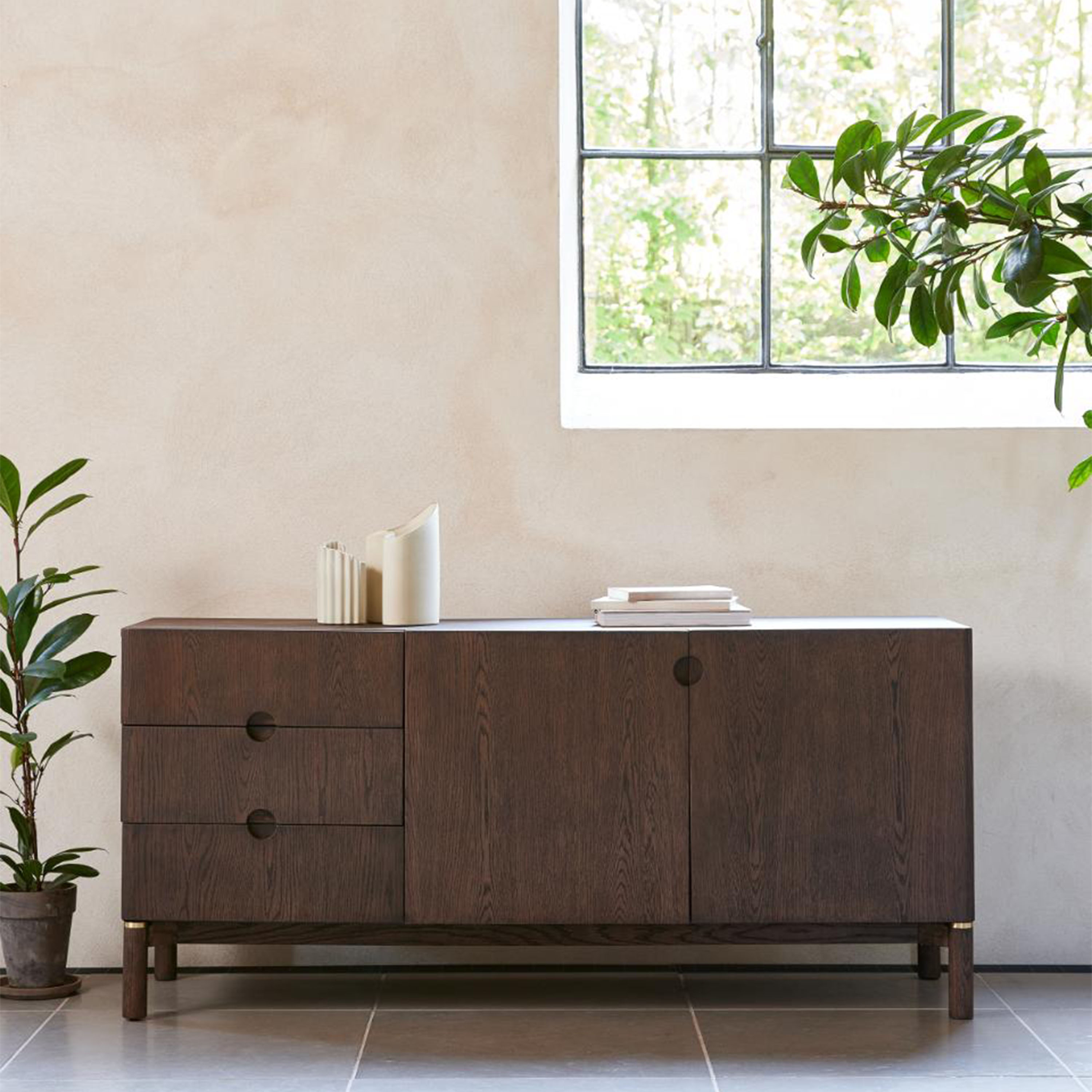 Nordic Home Elsa Sideboard Espresso 160cm