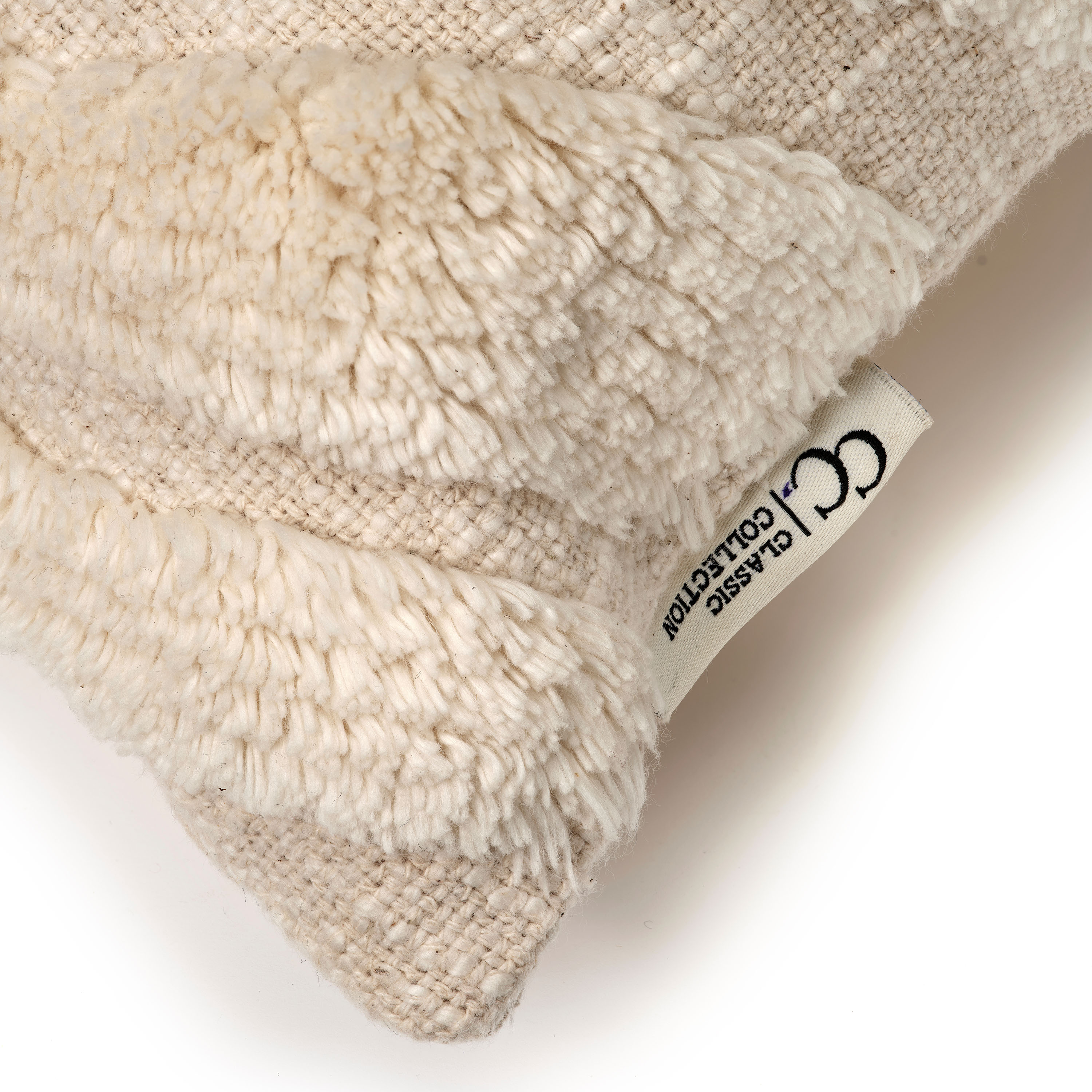 Classic Collection Zebra Tuft Kuddfodral Off White 50x50