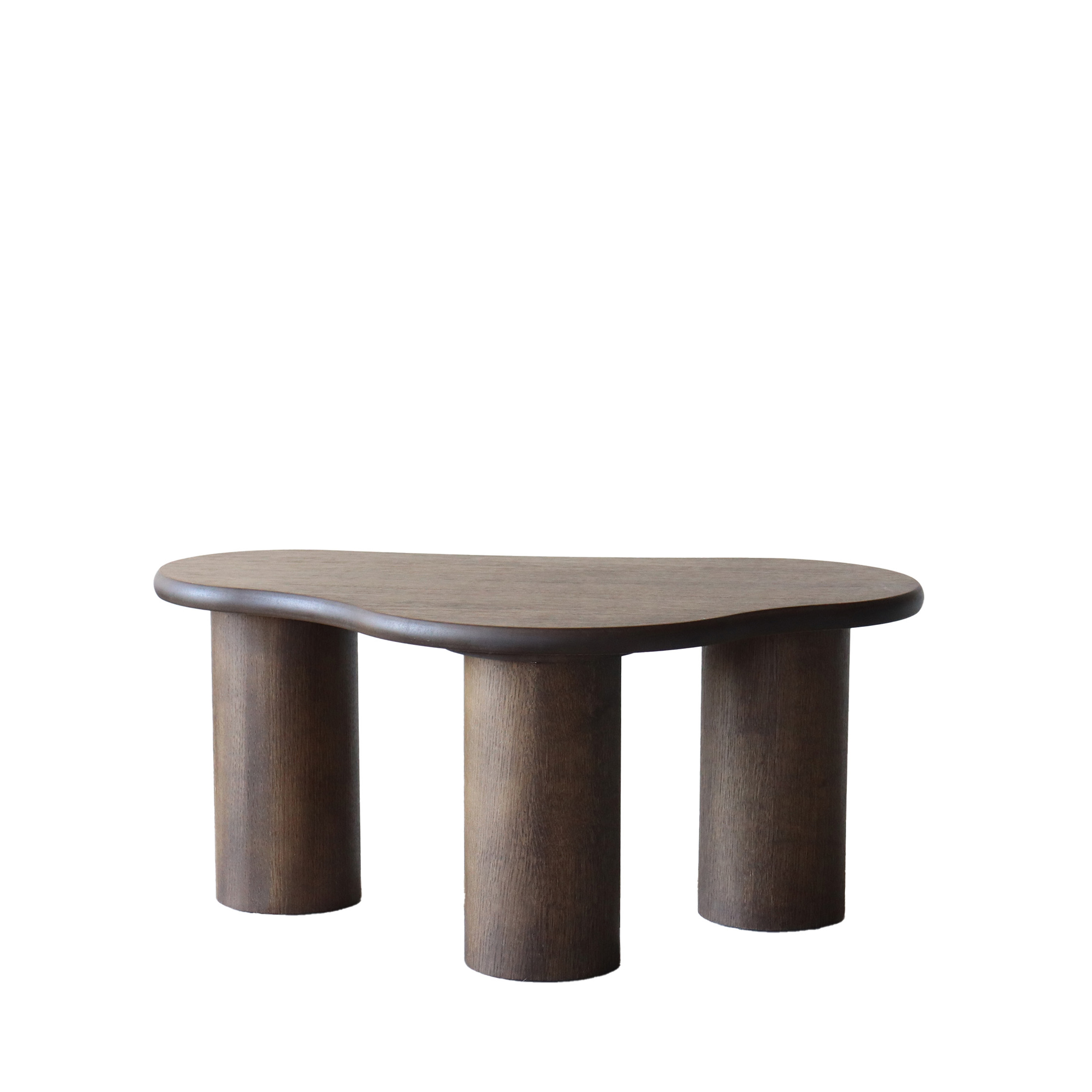 Mocha Coffee Table Brown Stained Oak 80cm