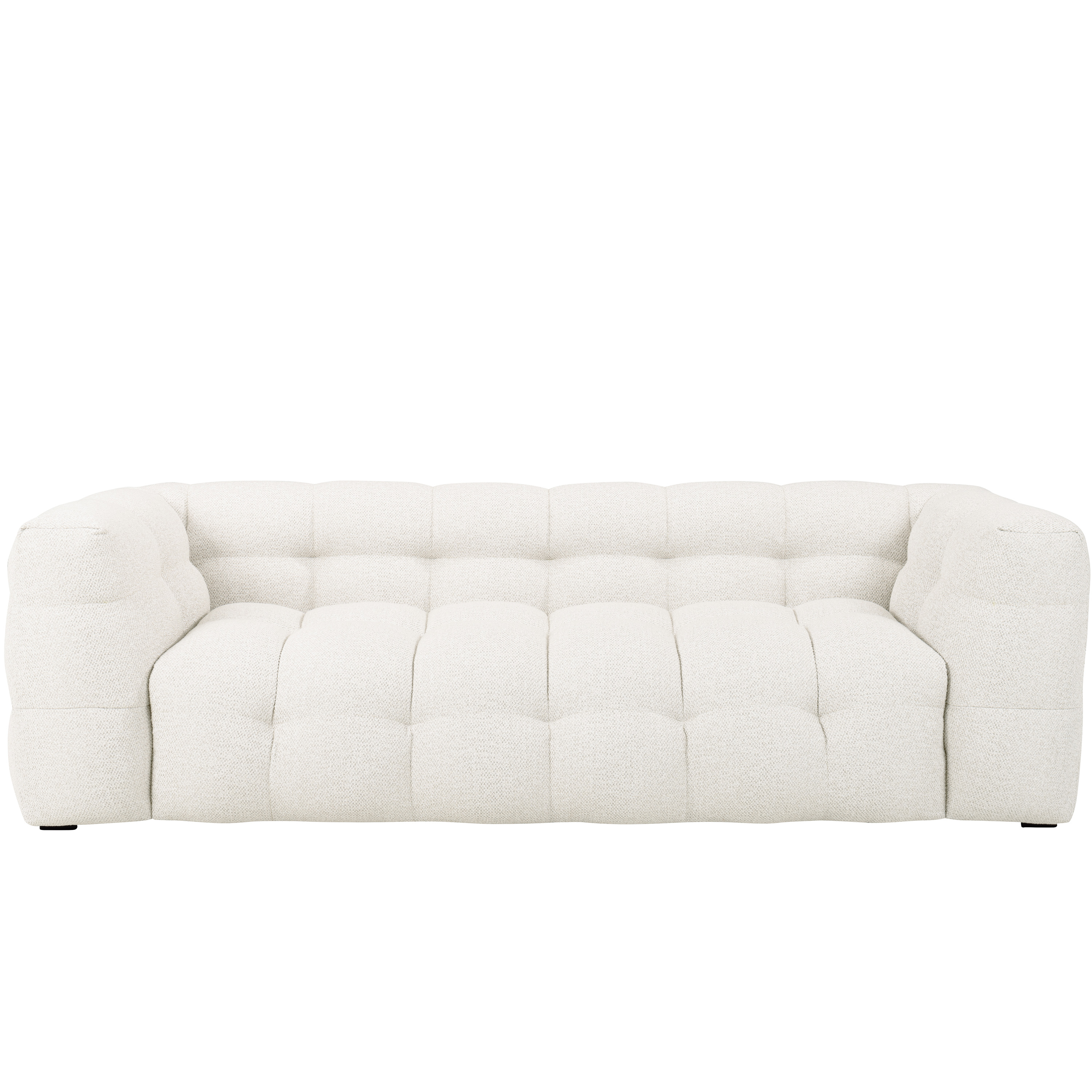 Sleepo Collection - Billie 3-Sitzer Sofa Ivory Bouclé - Weiß - Sofas