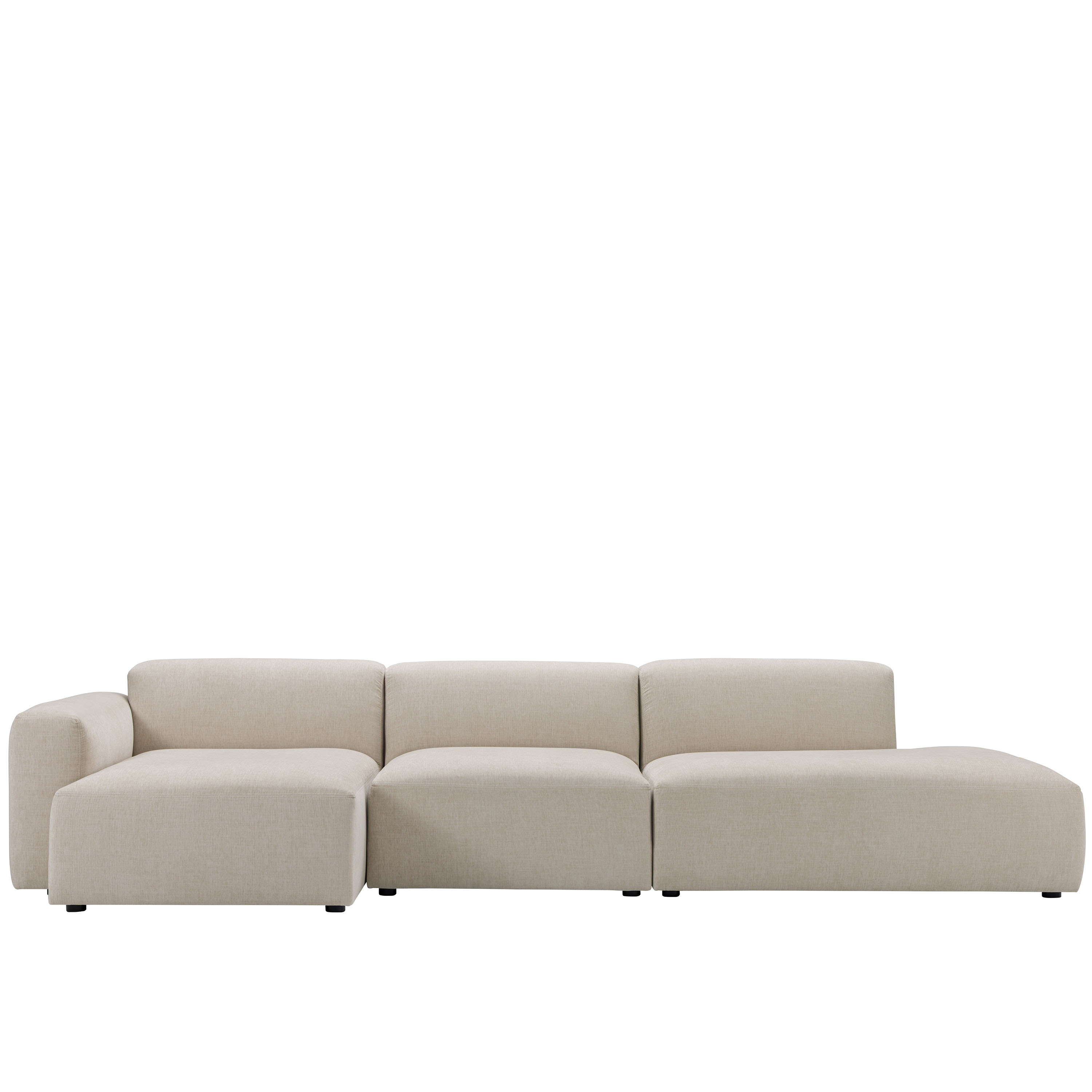 Thalia Sjeselongsofa Venstre med Open End Light Nature 350cm