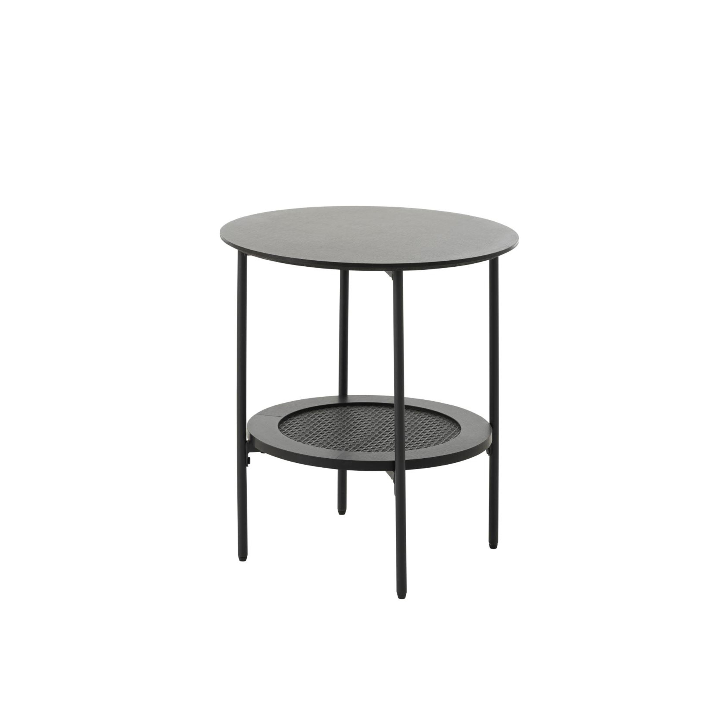 Nordic Home Elin Sidobord Black Ø50