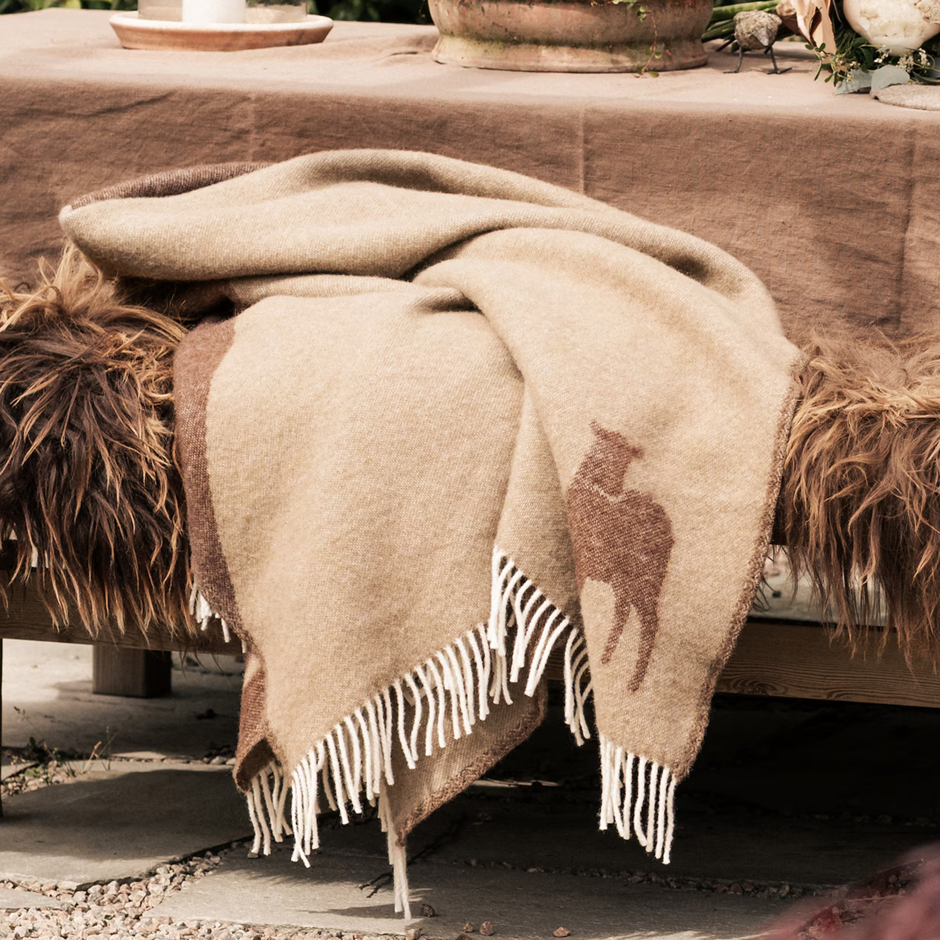 Shepherd Lennie Villapeitto Ruskea 140x240