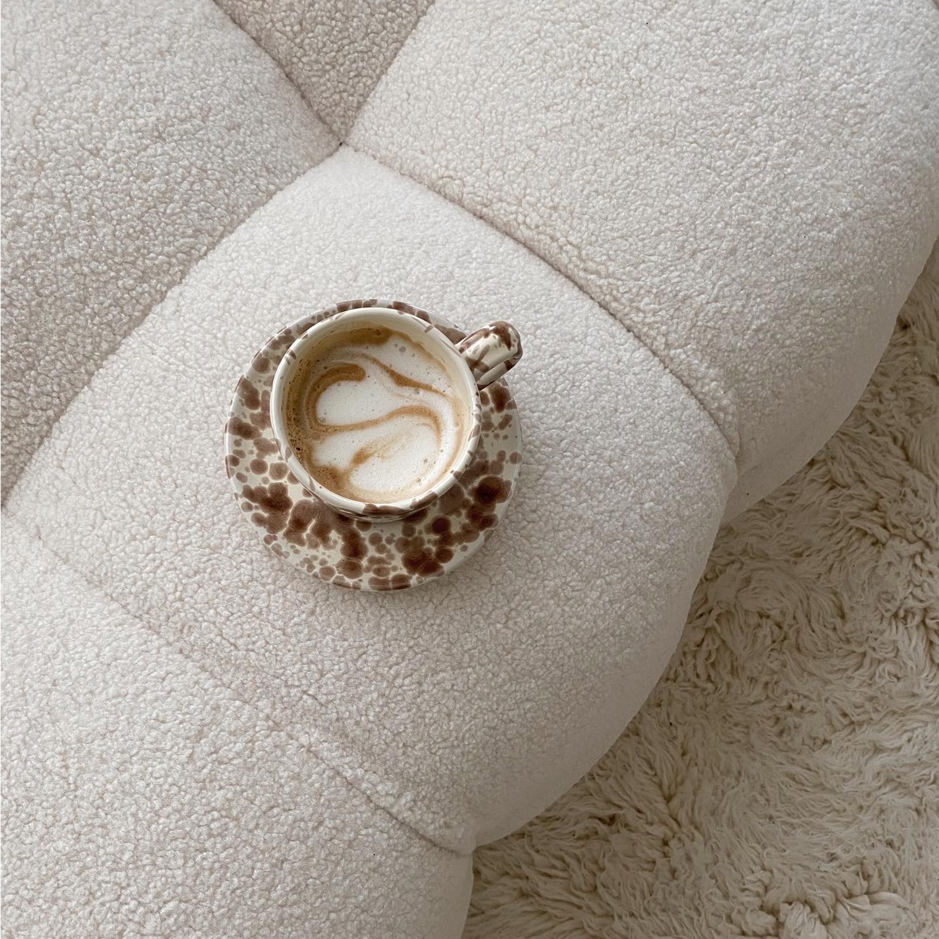 Sleepo Collection Billie 4-sits Soffa Creme Teddy