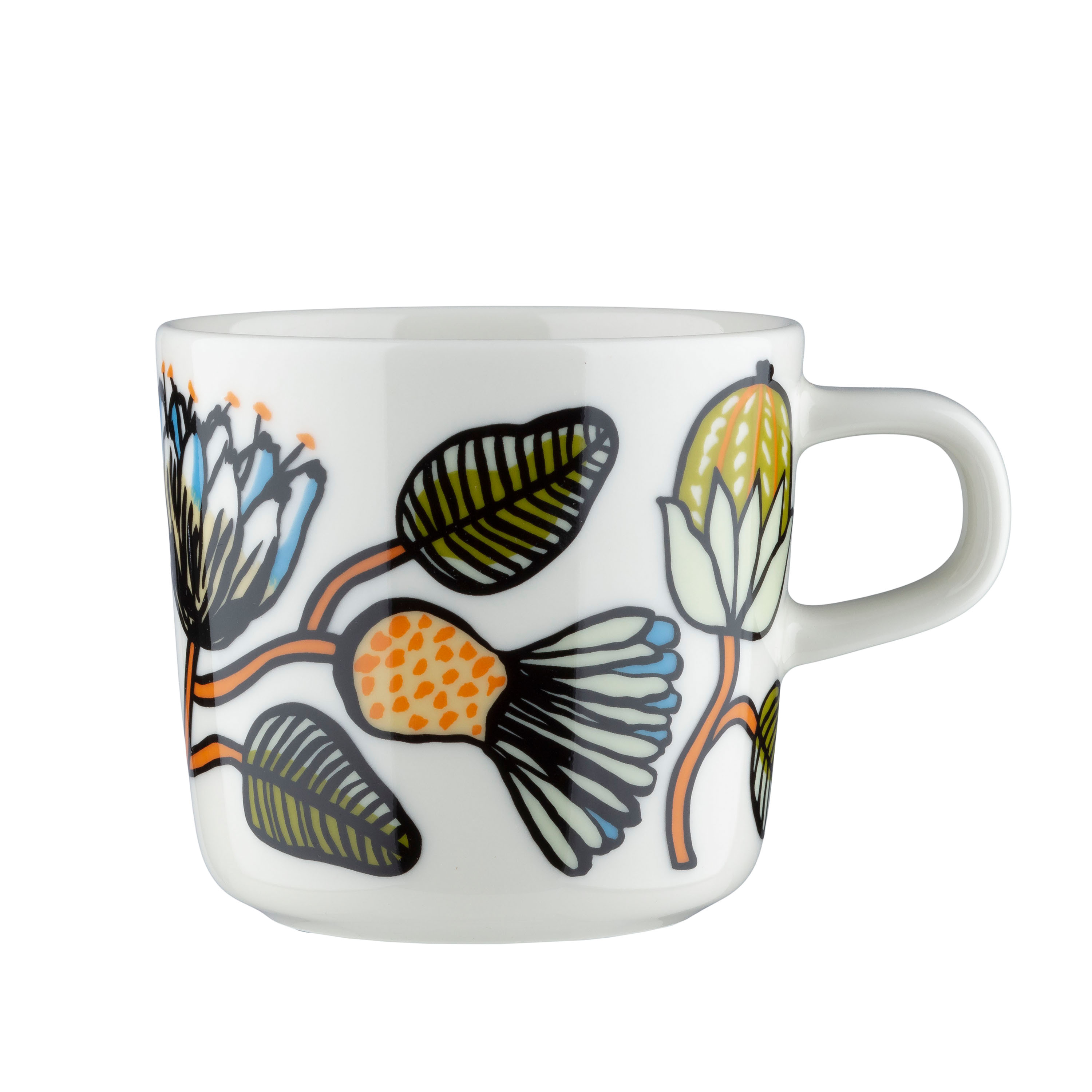 Oiva/Tiara Kaffekopp White/Green