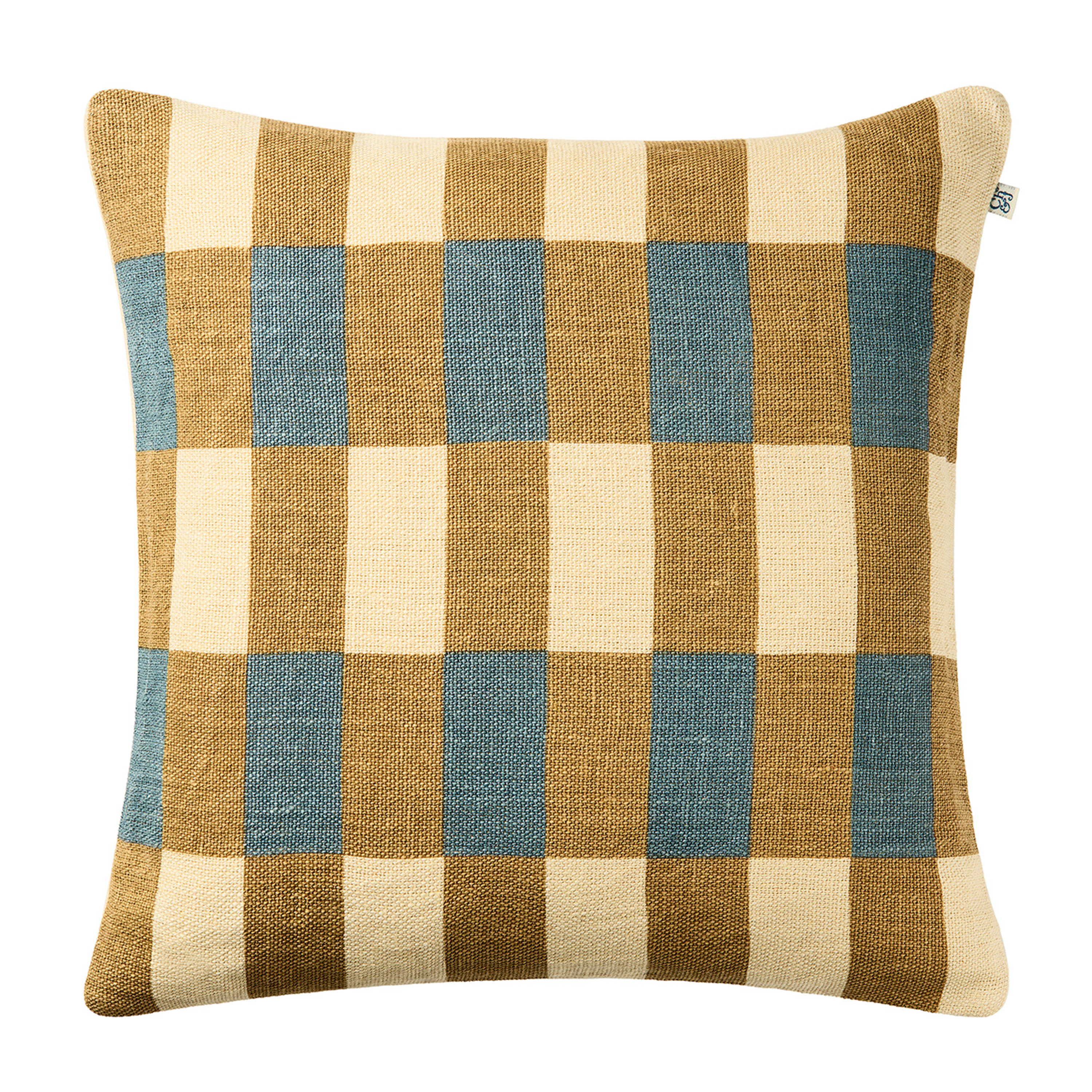Marari Tyynyliina Khaki/Heaven Blue 50x50