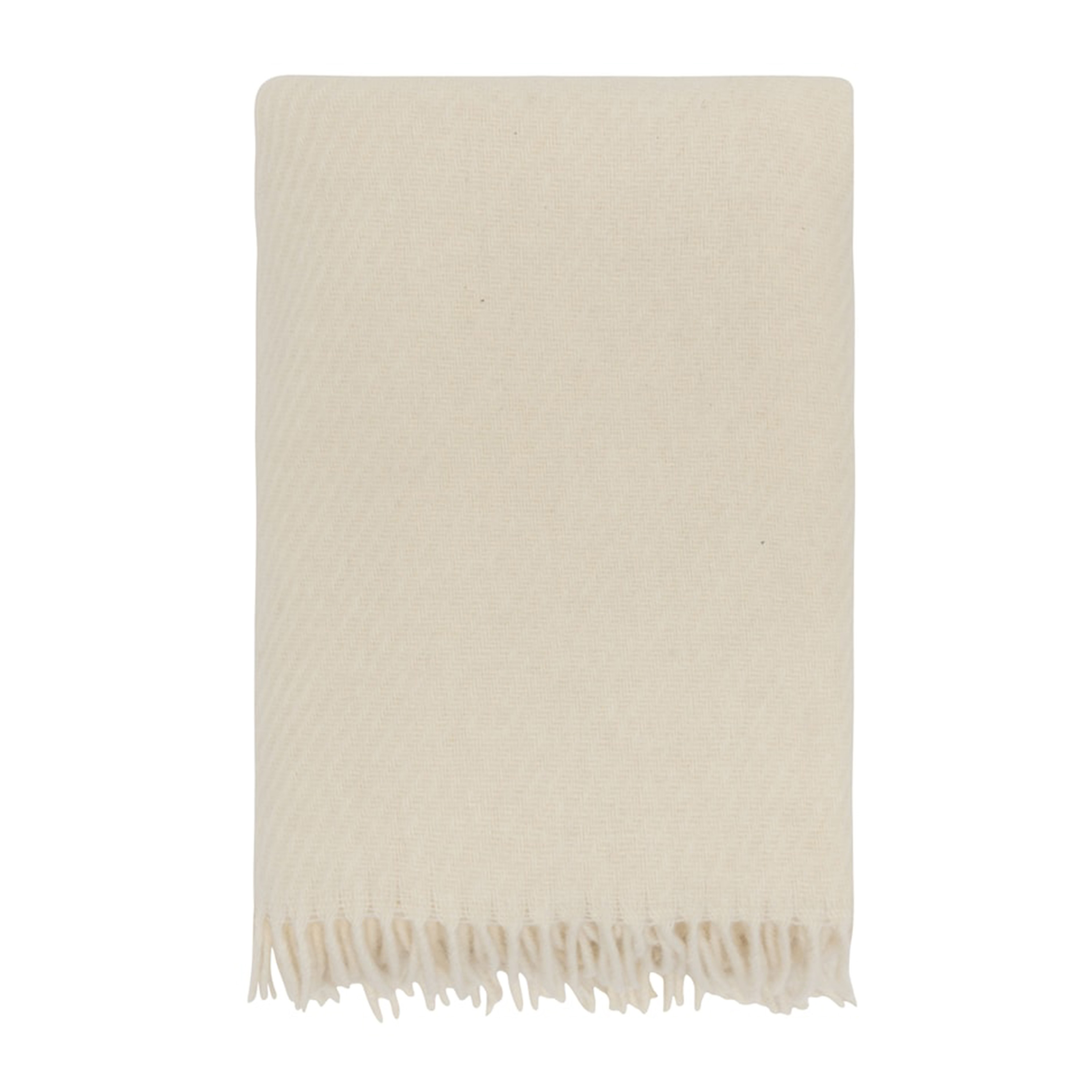 Falketind Pläd Off White 120x180